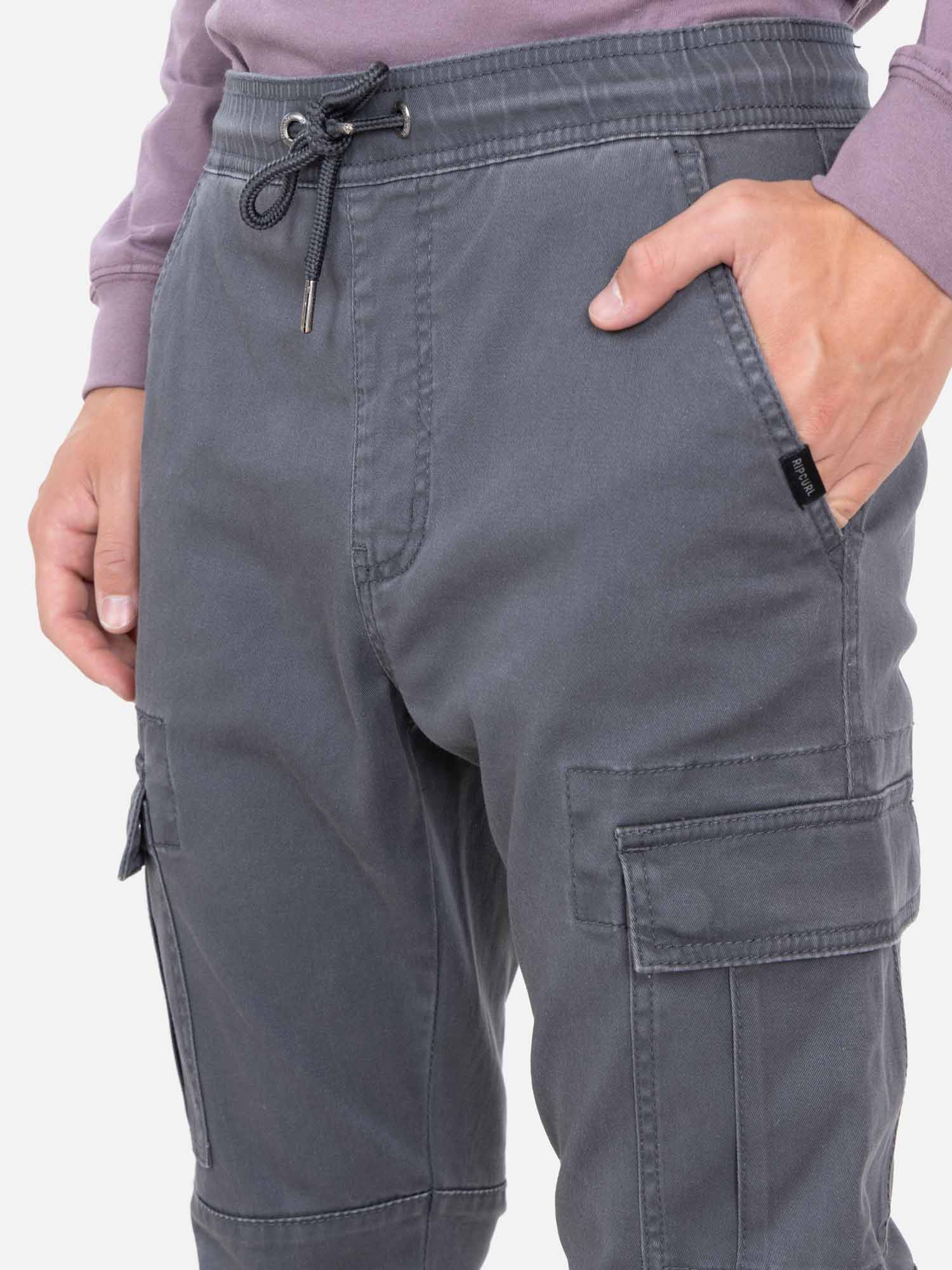 PANTALON JOGGER SPRINT GRIS HOMBRE RIP CURL - 3