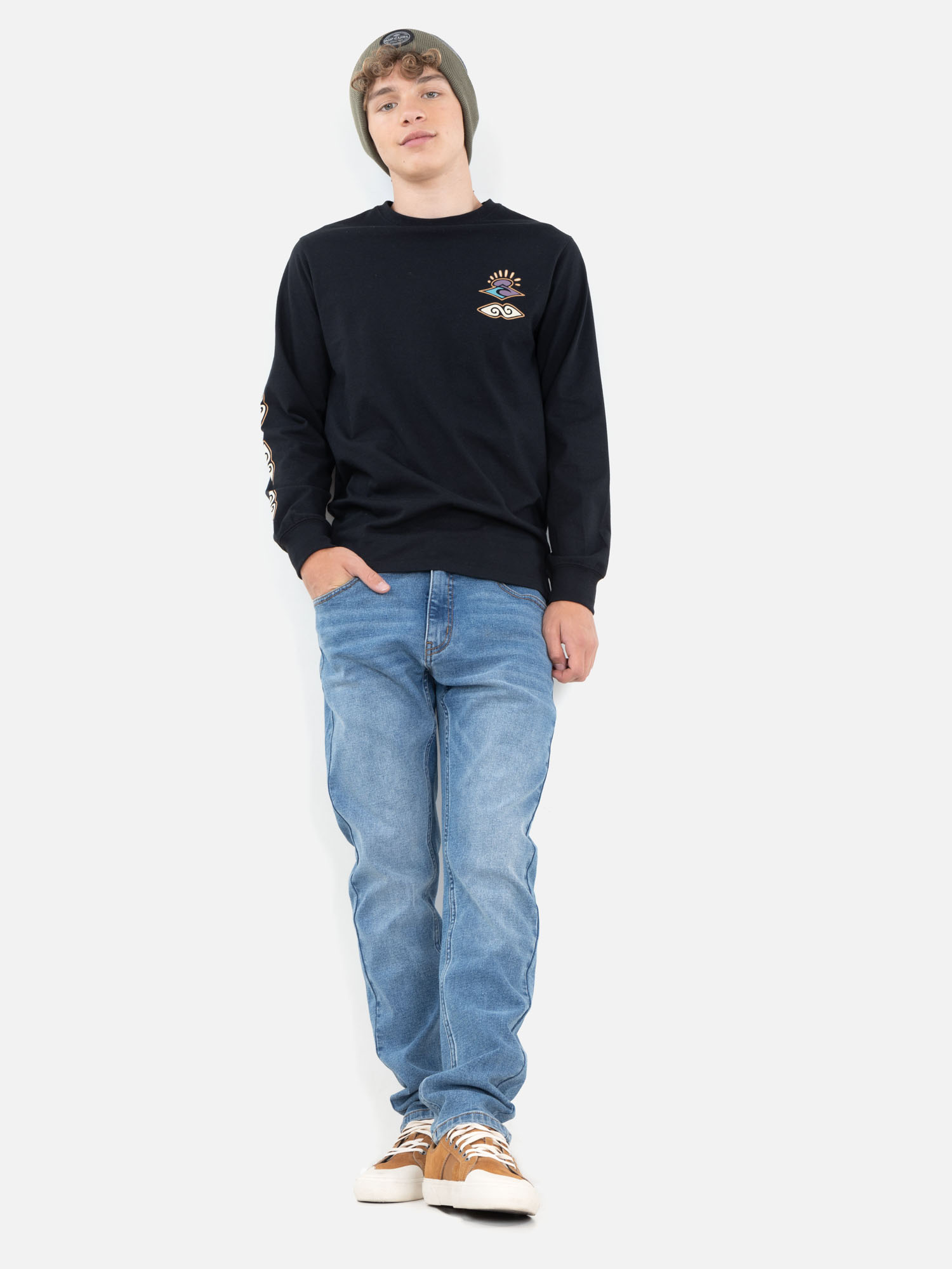 PANTALON JEANS SHORE AZUL HOMBRE RIP CURL - 4