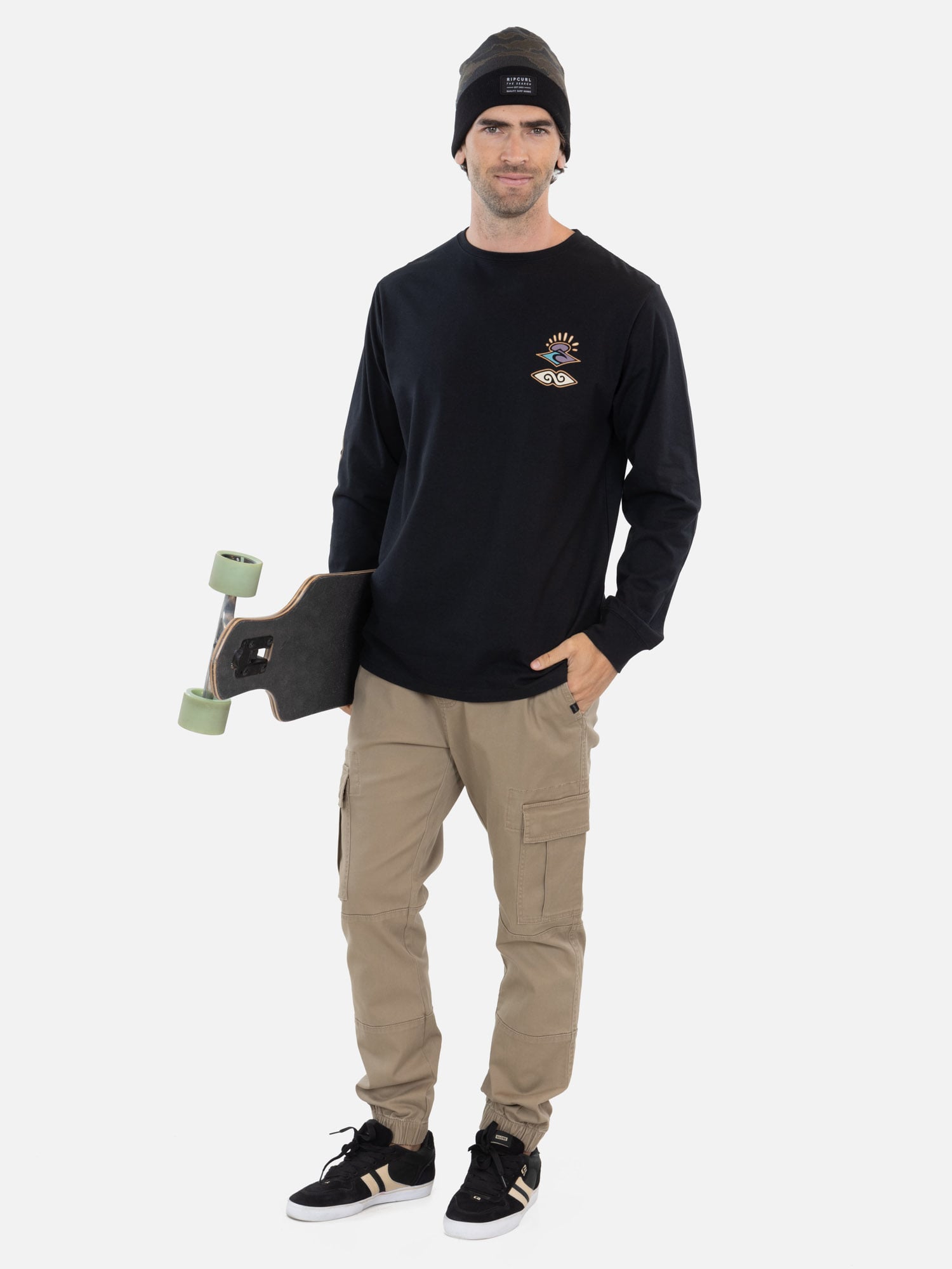 PANTALON JOGGER FIOLA EN COLOR CAFE HOMBRE RIP CURL - 4