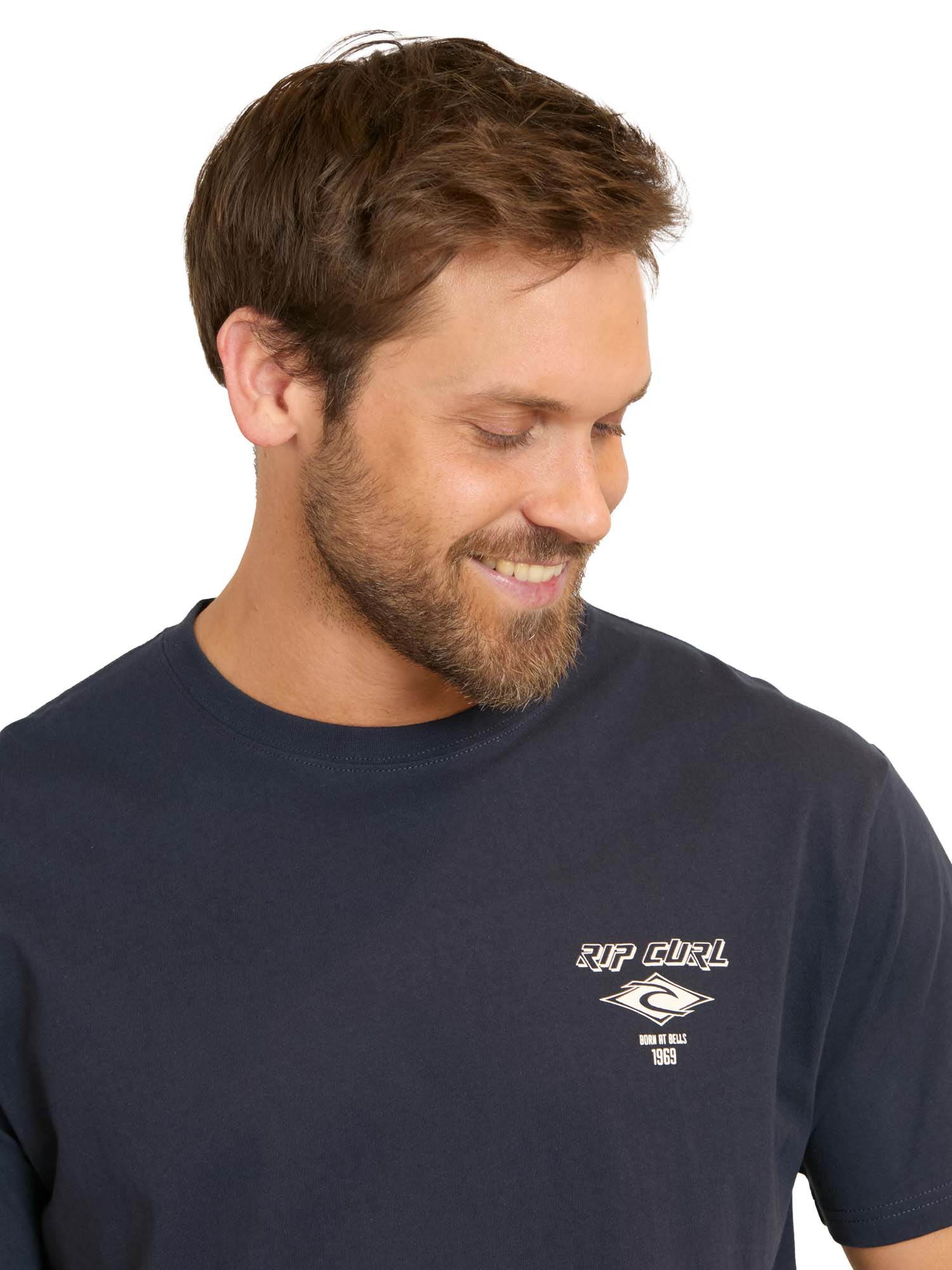 POLERA MC FADEOUT ESSENTIAL AZUL HOMBRE RIP CURL - 3