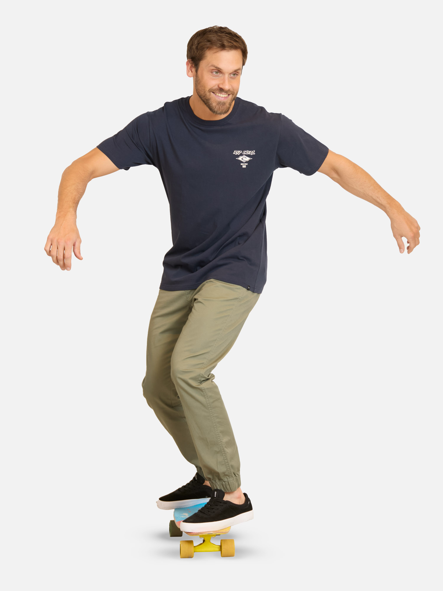 POLERA MC FADEOUT ESSENTIAL AZUL HOMBRE RIP CURL - 4