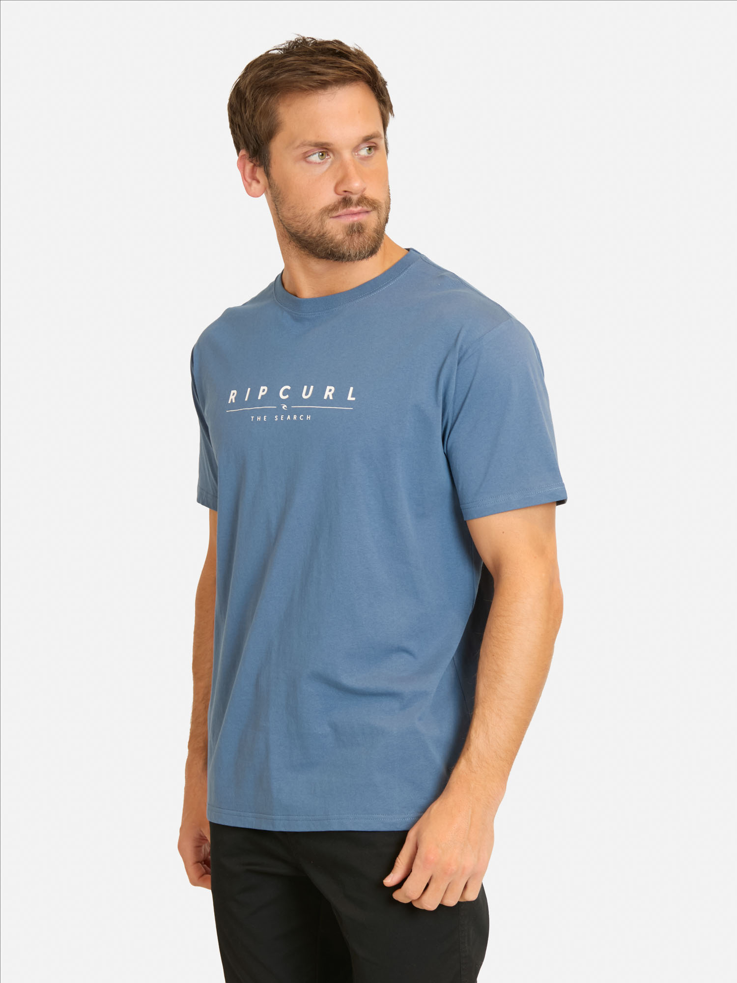 POLERA MC FLOW AZUL HOMBRE RIP CURL - 1