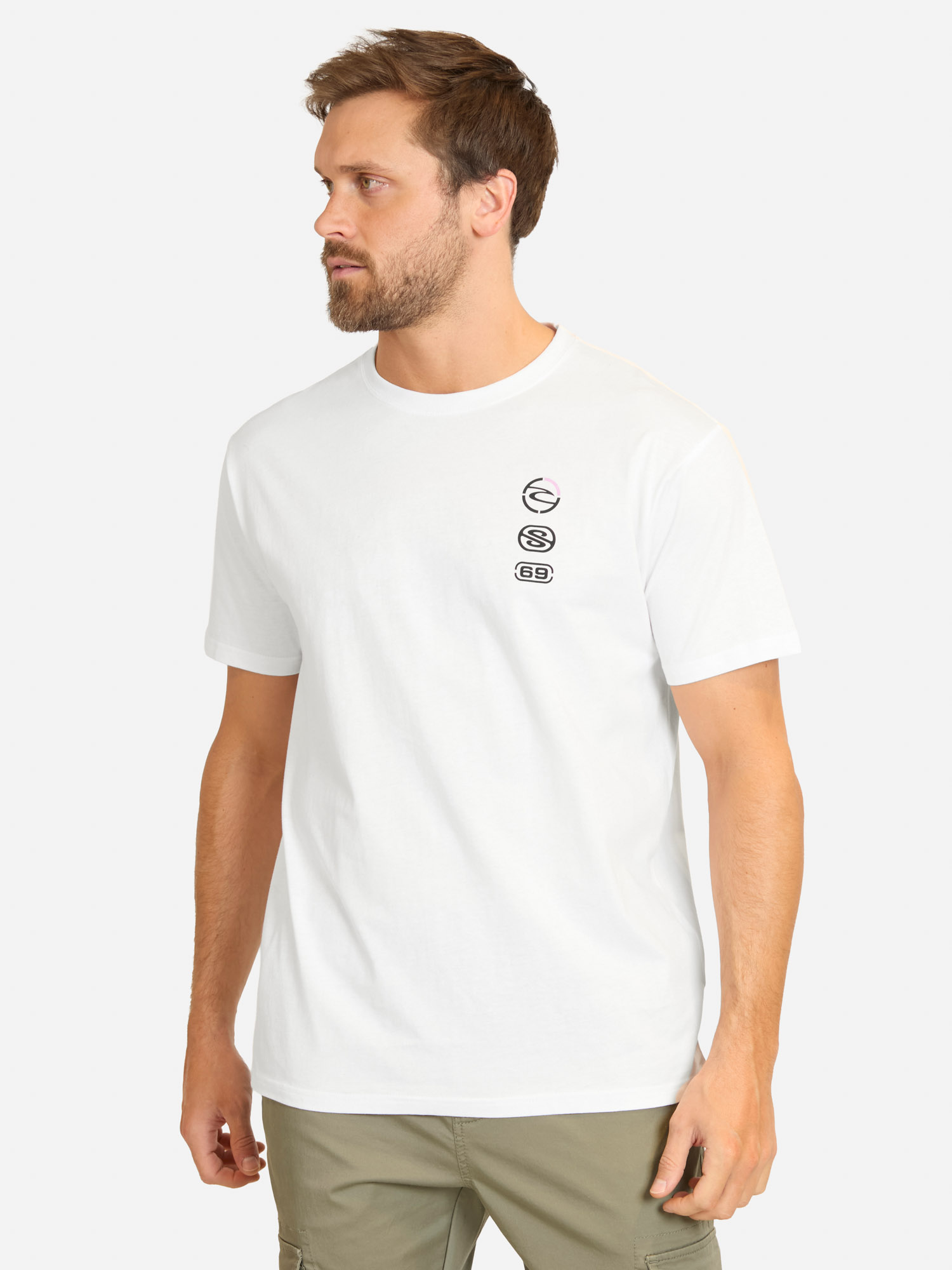 POLERA MC DUNE EN COLOR BLANCO HOMBRE RIP CURL - 1