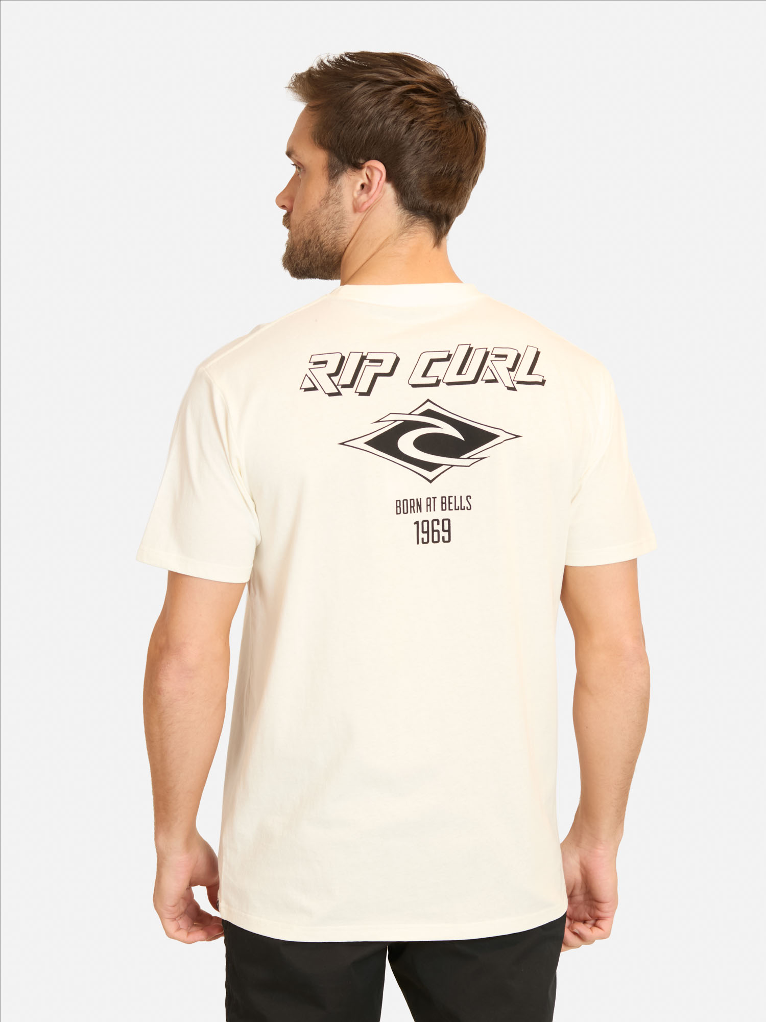 POLERA MC FADEOUT ESSENTIAL EN COLOR BLANCO HOMBRE RIP CURL - 2