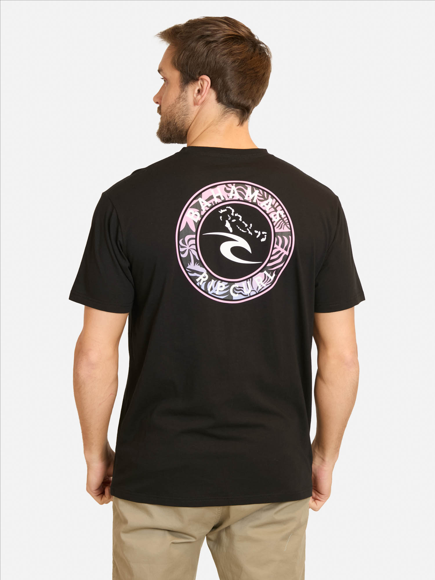 POLERA MC MTE BAHAMAS KEY EN COLOR NEGRO HOMBRE RIP CURL - 2
