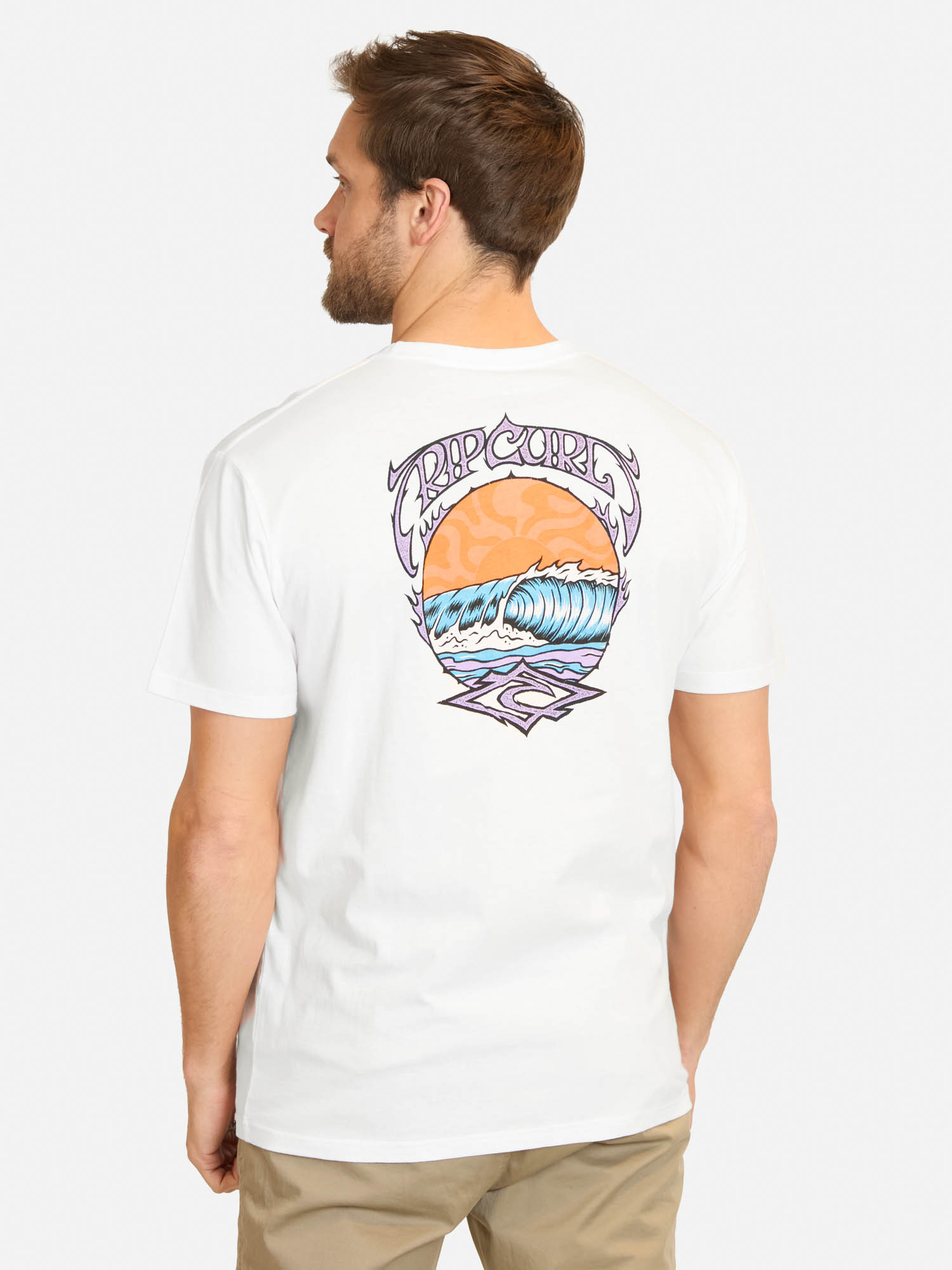 POLERA MC SEARCH HAZEY DAYS EN COLOR BLANCO HOMBRE RIP CURL - 2