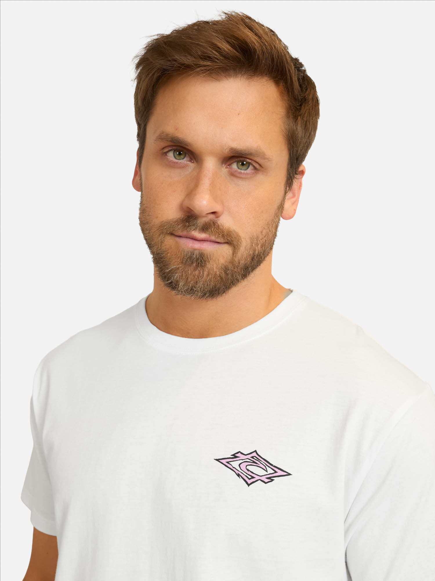 POLERA MC SEARCH HAZEY DAYS EN COLOR BLANCO HOMBRE RIP CURL - 3