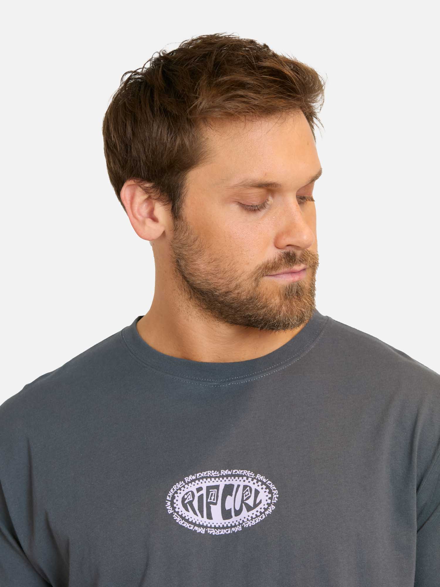 POLERA MC SLIDE GRIS HOMBRE RIP CURL - 3