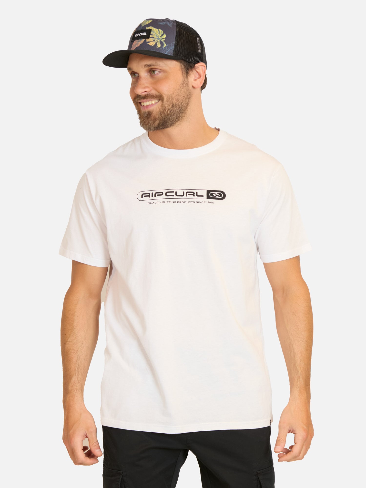 POLERA MC TEST TUBE EN COLOR BLANCO HOMBRE RIP CURL - 1