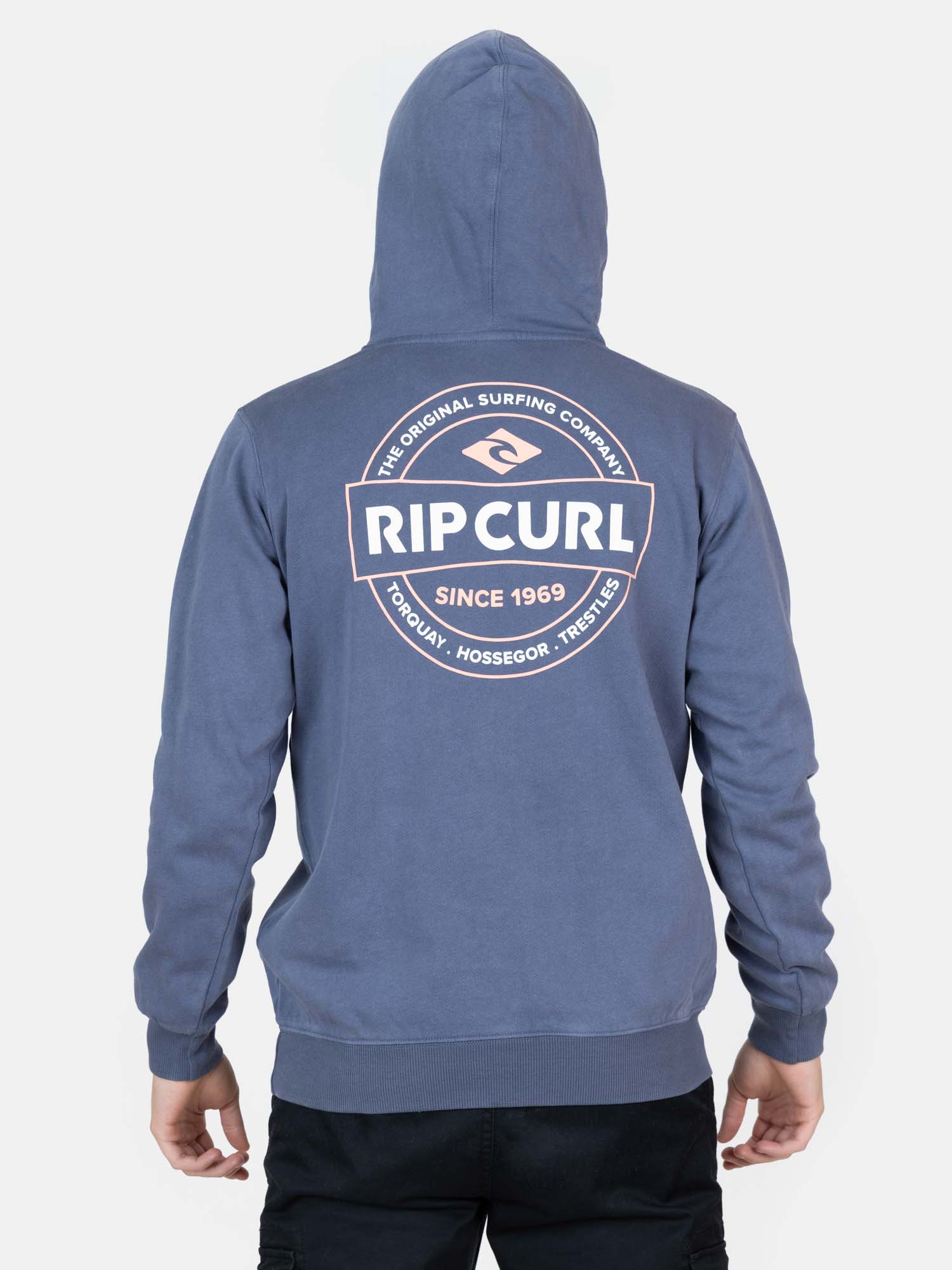 POLERON CANGURO FREELINE AZUL INFANTIL RIP CURL - 2