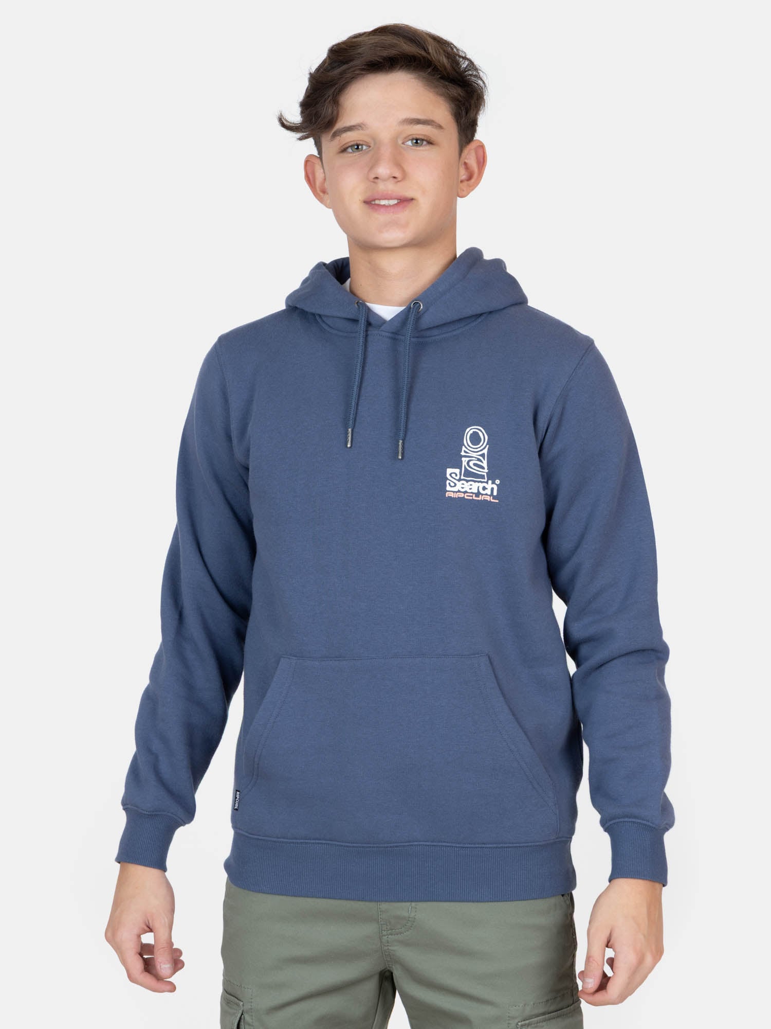 POLERON CANGURO WILDRUSH AZUL INFANTIL RIP CURL - 1
