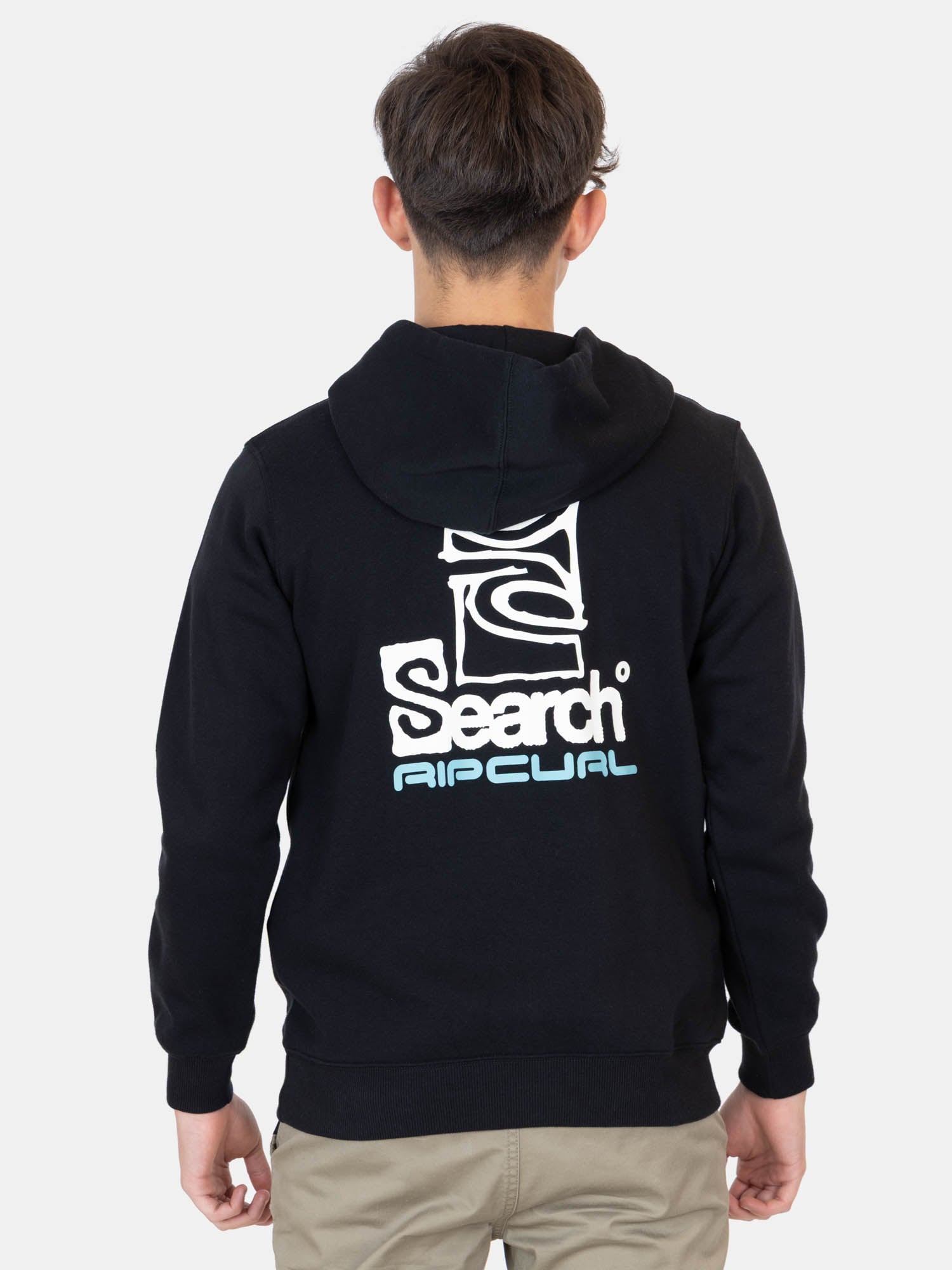 POLERON CANGURO WILDRUSH EN COLOR NEGRO INFANTIL RIP CURL - 2