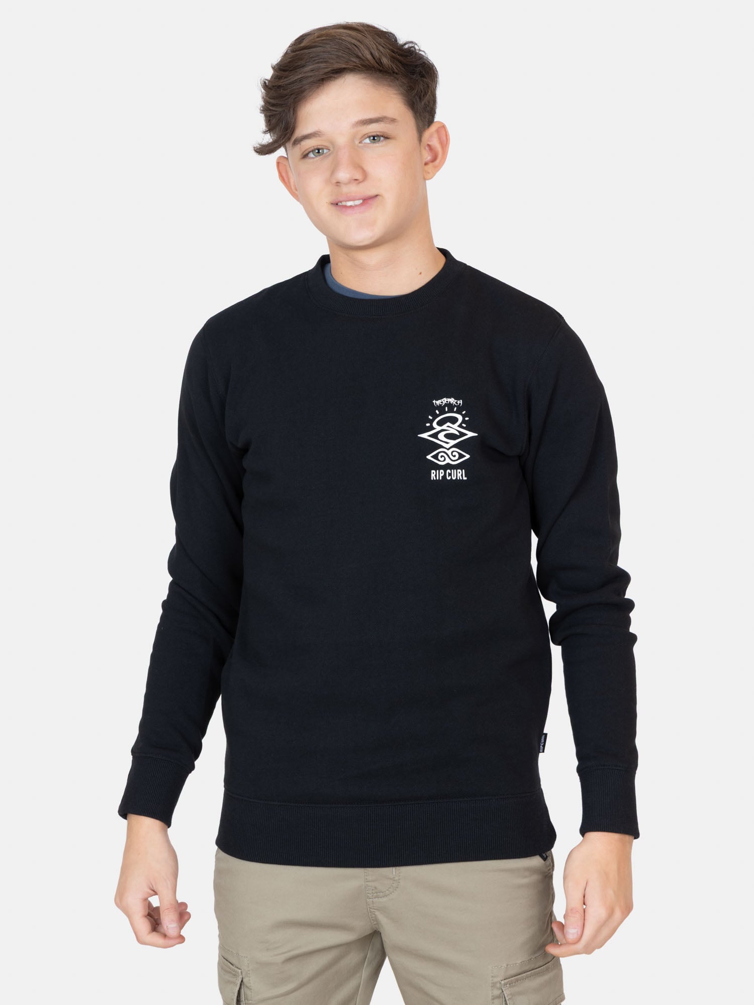 POLERON CR STORMY EN COLOR NEGRO INFANTIL RIP CURL - 1
