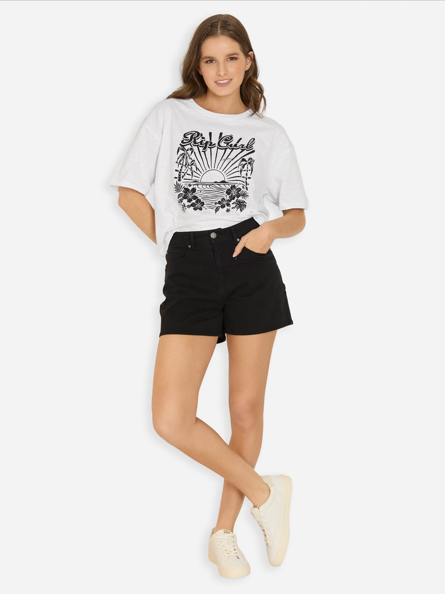 POLERA MC SURFSOUL EN COLOR BLANCO MUJER RIP CURL - 4