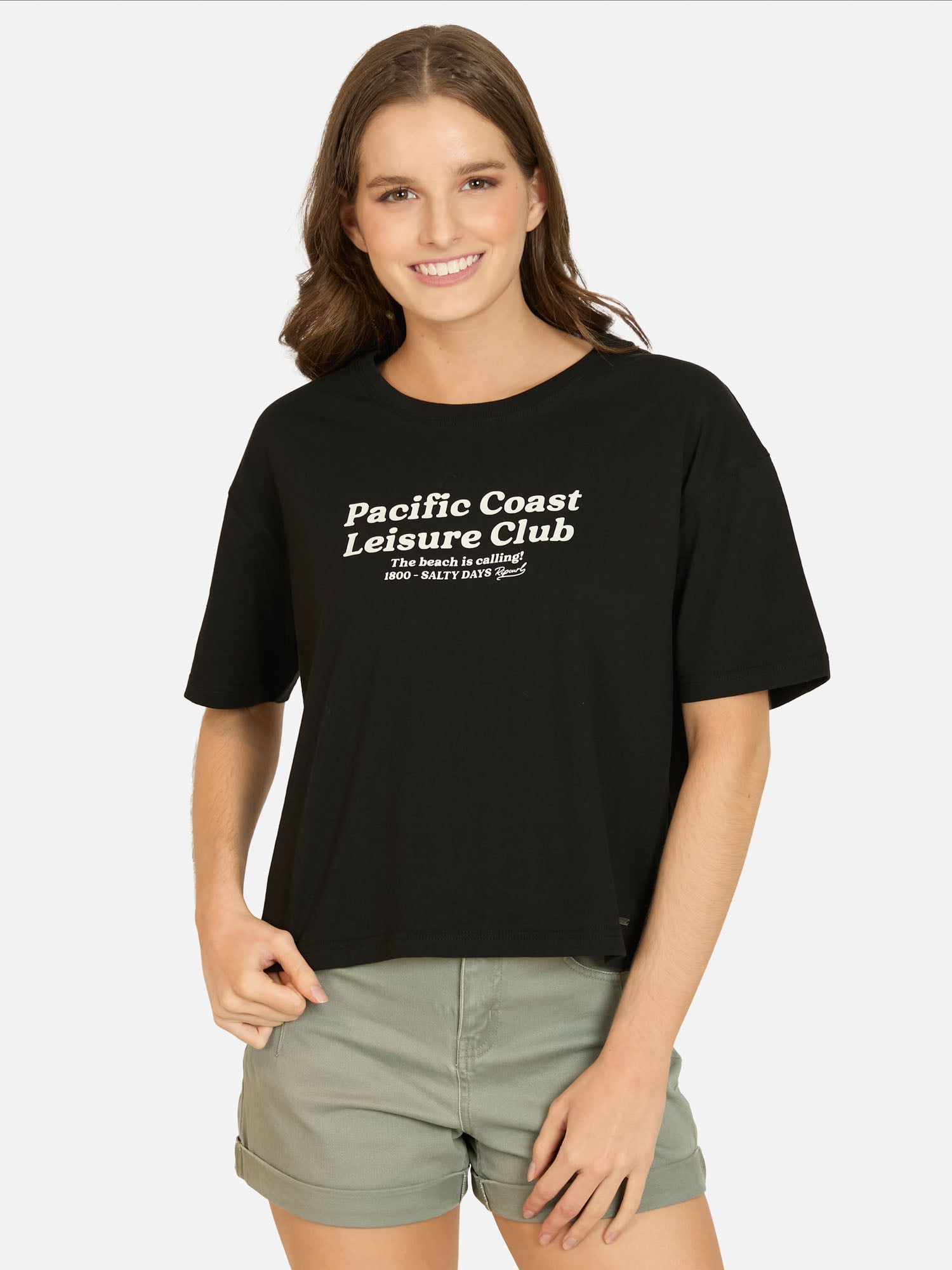 POLERA MC SUNSETMAX EN COLOR NEGRO MUJER RIP CURL - 1