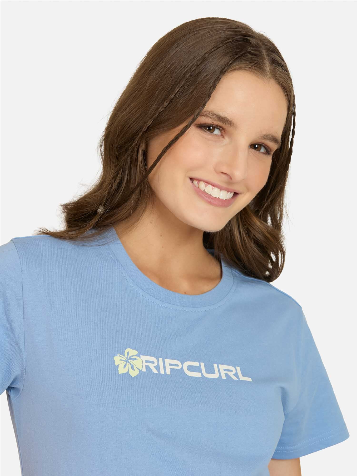POLERA MC NIGHTCREST AZUL MUJER RIP CURL - 3