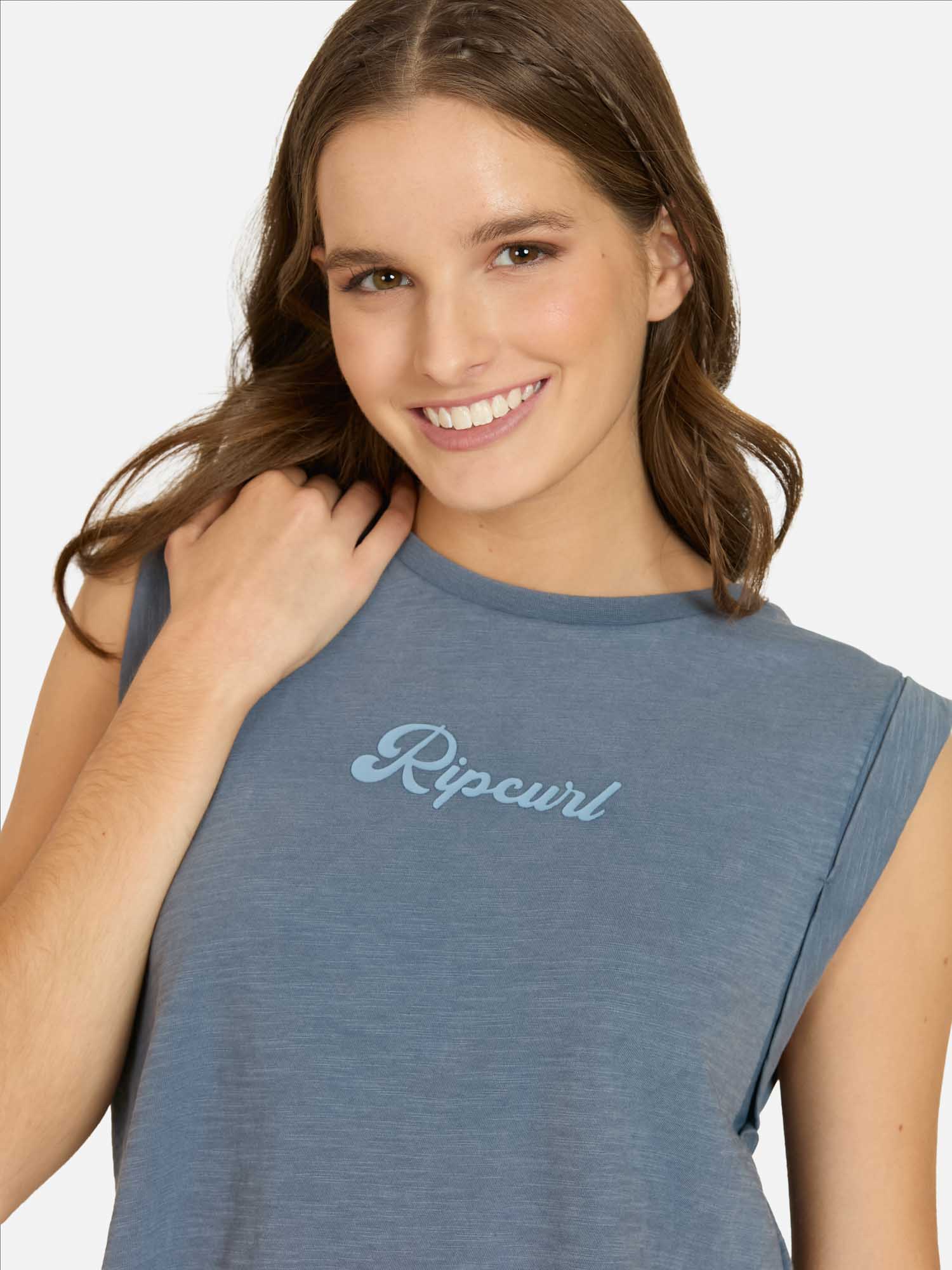 POLERA SM SKYRIDE AZUL MUJER RIP CURL - 3