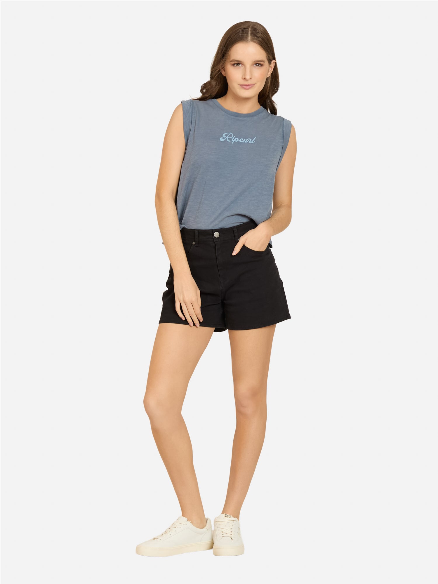 POLERA SM SKYRIDE AZUL MUJER RIP CURL - 4