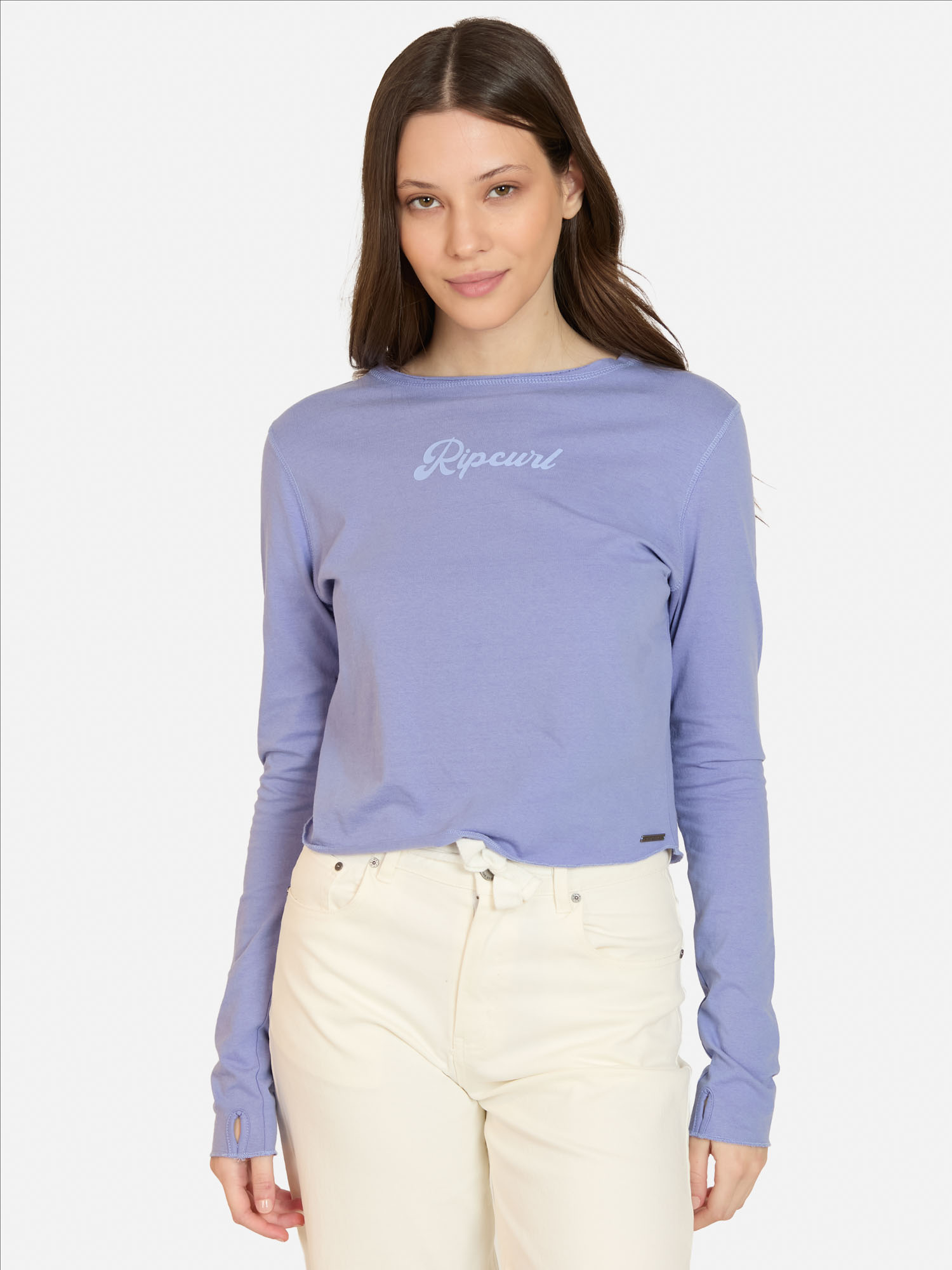 POLERA ML DEEPZONE MORADO MUJER RIP CURL - 1