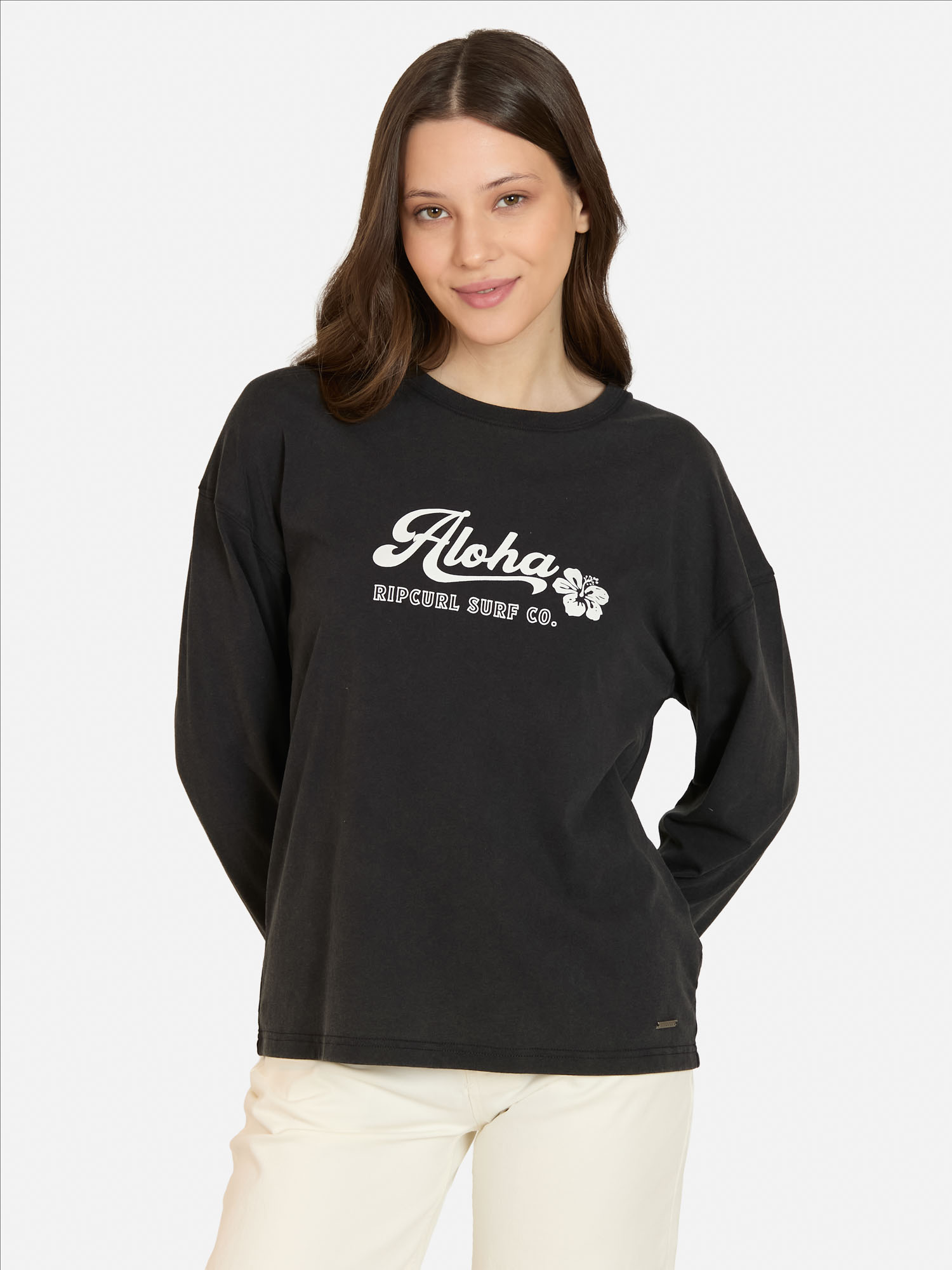 POLERA ML SALTEDGE EN COLOR NEGRO MUJER RIP CURL - 1