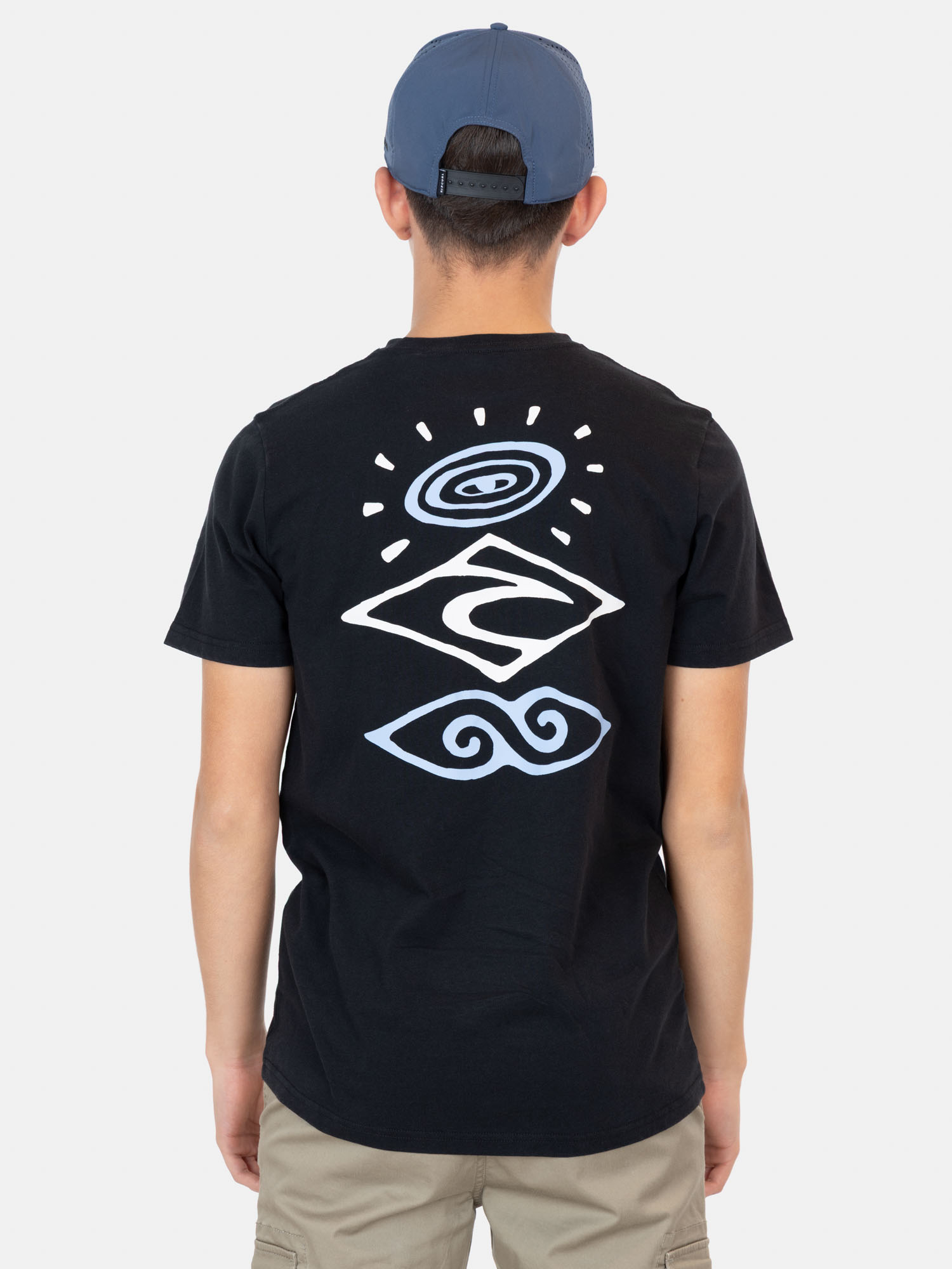 POLERA MC SURFTRIP EN COLOR NEGRO INFANTIL RIP CURL - 2