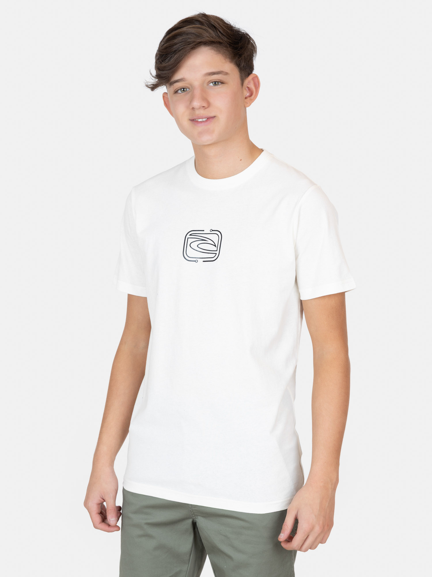 POLERA MC SANDSTORM EN COLOR BLANCO INFANTIL RIP CURL - 1