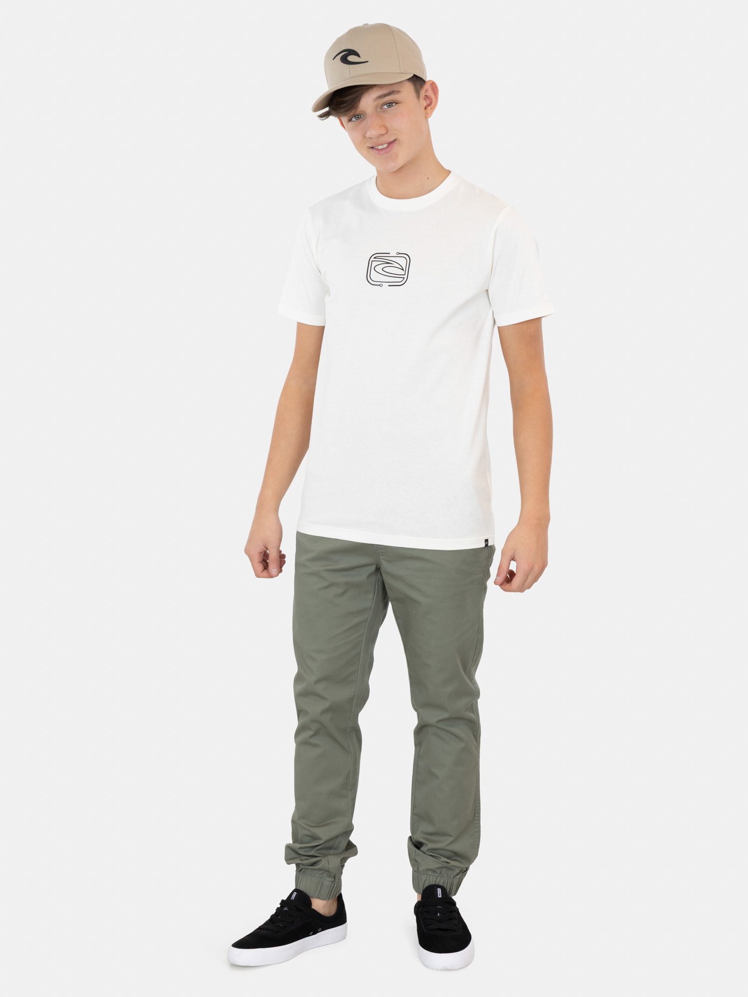 POLERA MC SANDSTORM EN COLOR BLANCO INFANTIL RIP CURL - 4