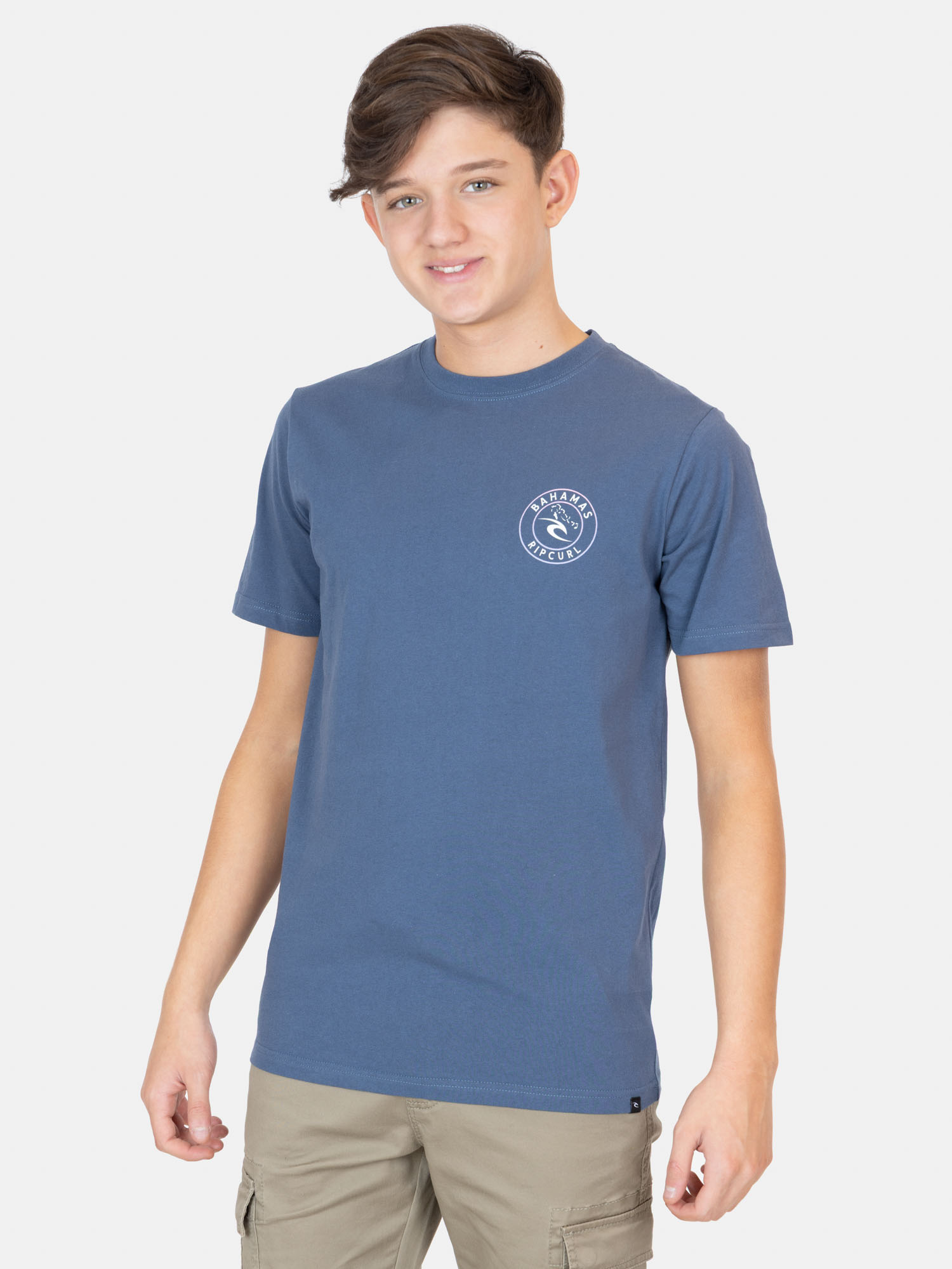 POLERA MC SPLASHOUT AZUL INFANTIL RIP CURL - 1