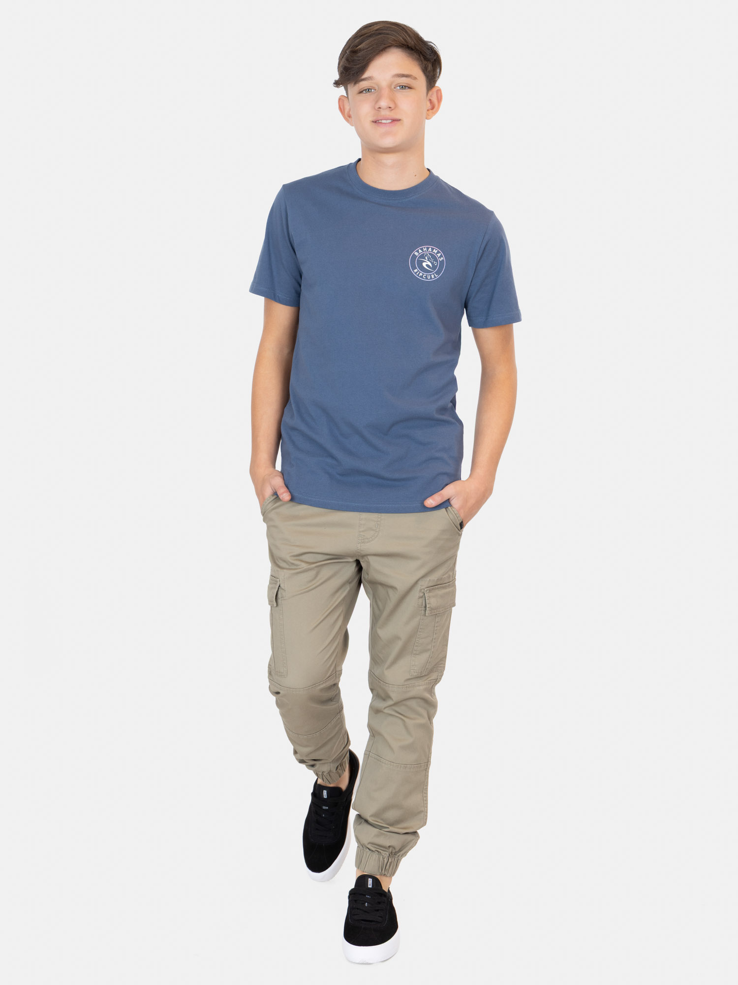 POLERA MC SPLASHOUT AZUL INFANTIL RIP CURL - 4
