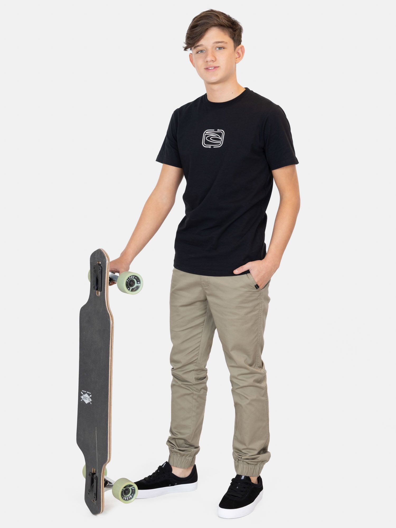 POLERA MC SANDSTORM EN COLOR NEGRO INFANTIL RIP CURL - 4