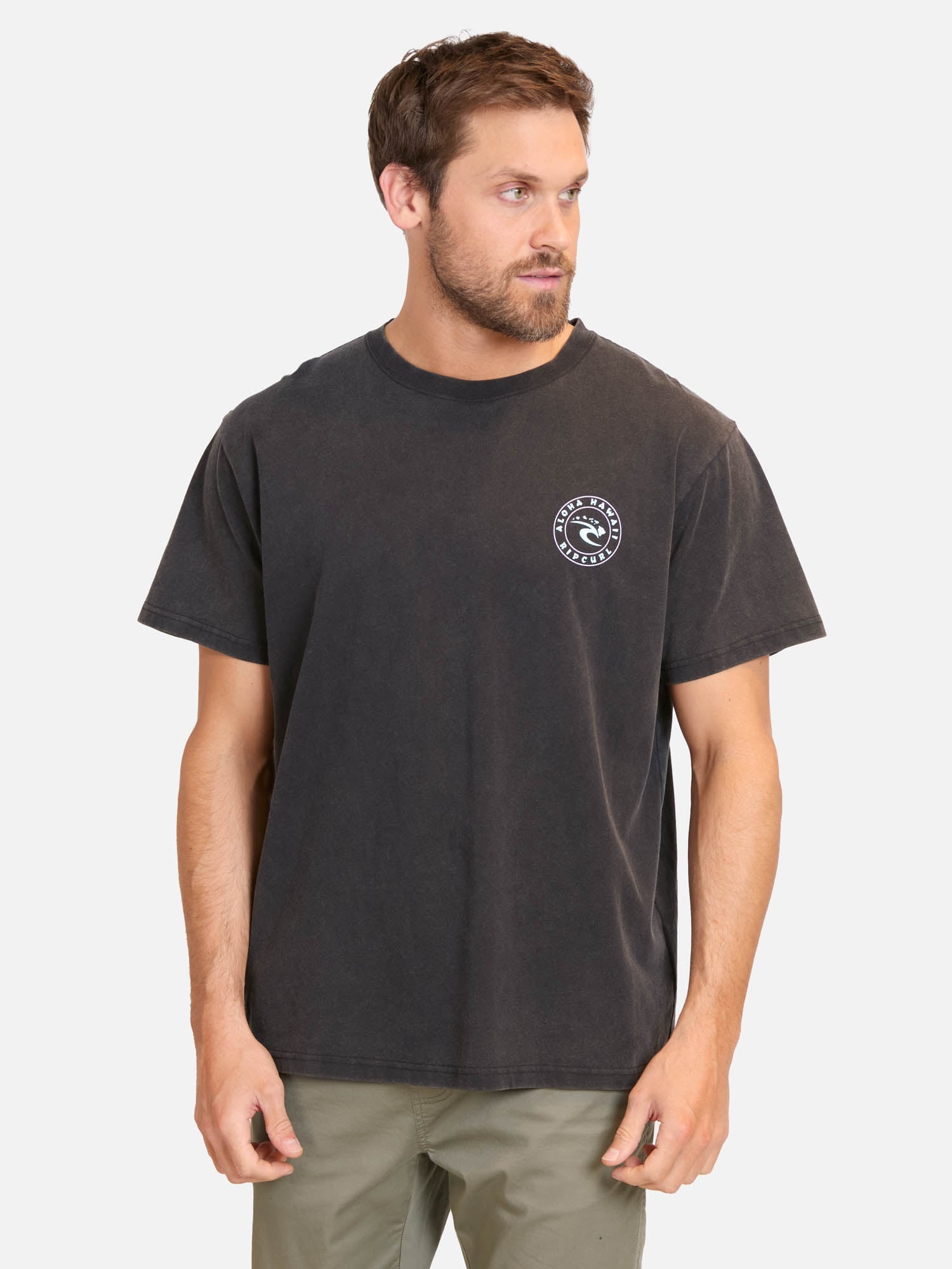 POLERA MC SURFERO NEGRO HOMBRE RIP CURL - 1