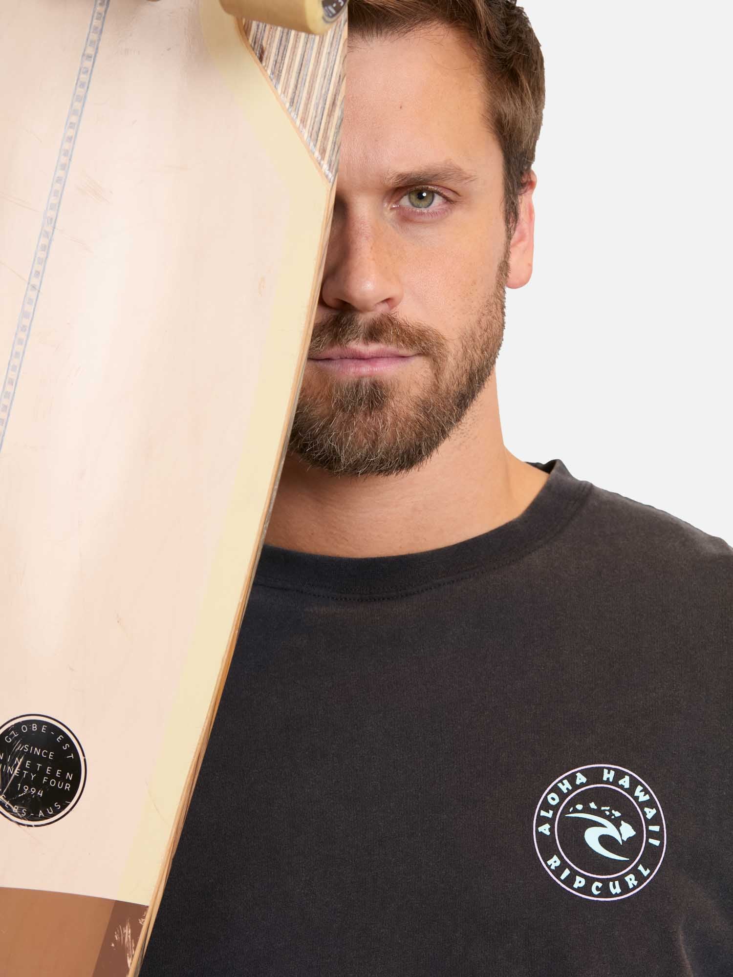 POLERA MC SURFERO NEGRO HOMBRE RIP CURL - 3