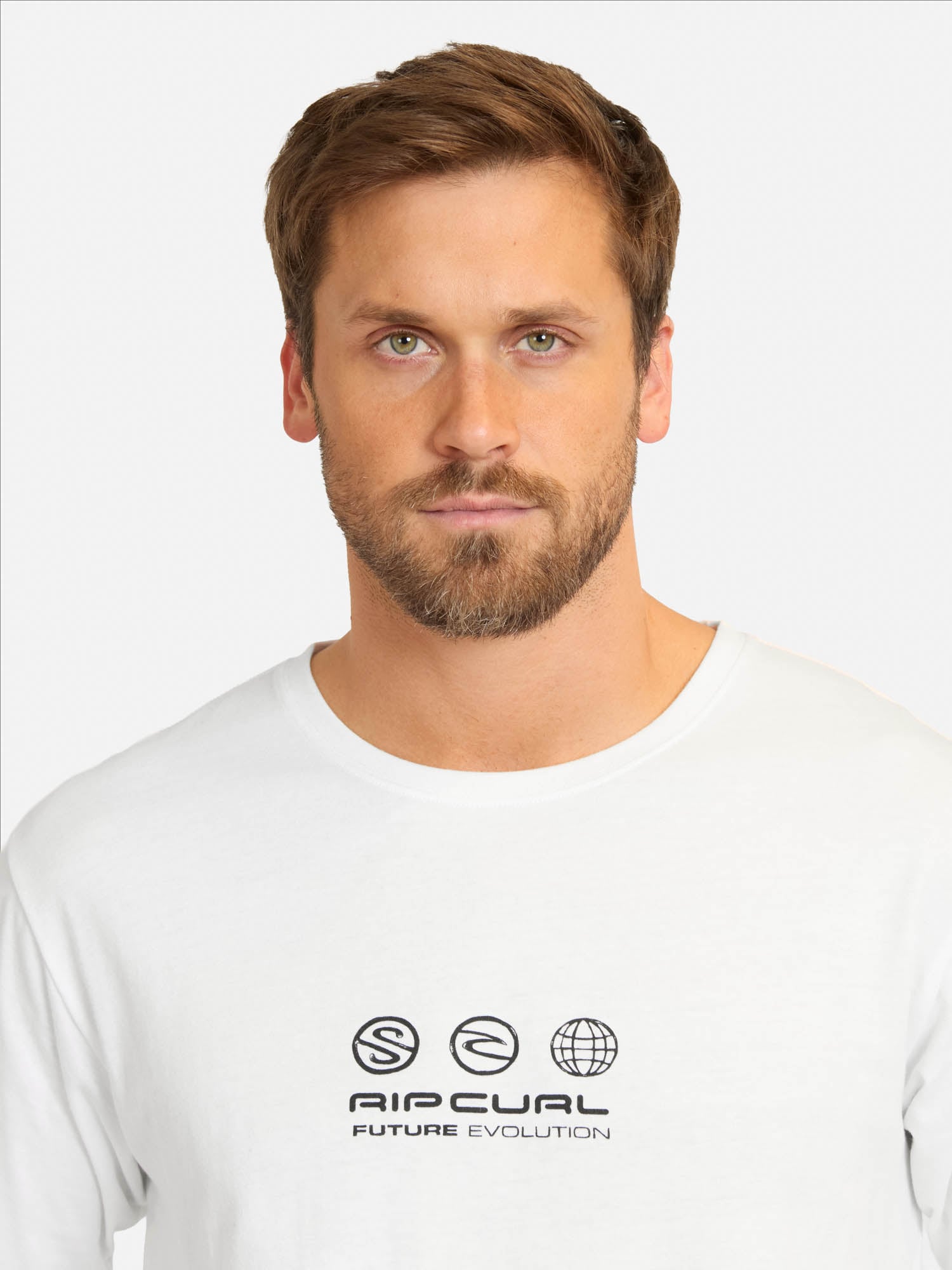 POLERA ML TROPIC EN COLOR BLANCO HOMBRE RIP CURL - 3