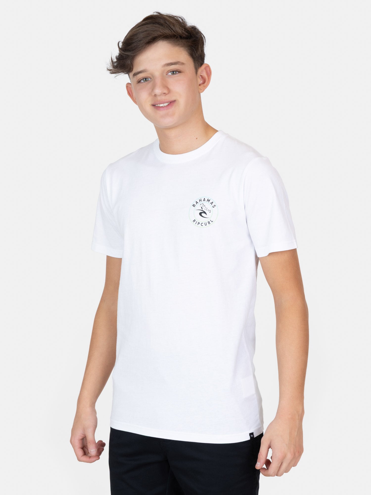 POLERA MC SPLASHOUT EN COLOR BLANCO INFANTIL RIP CURL - 1