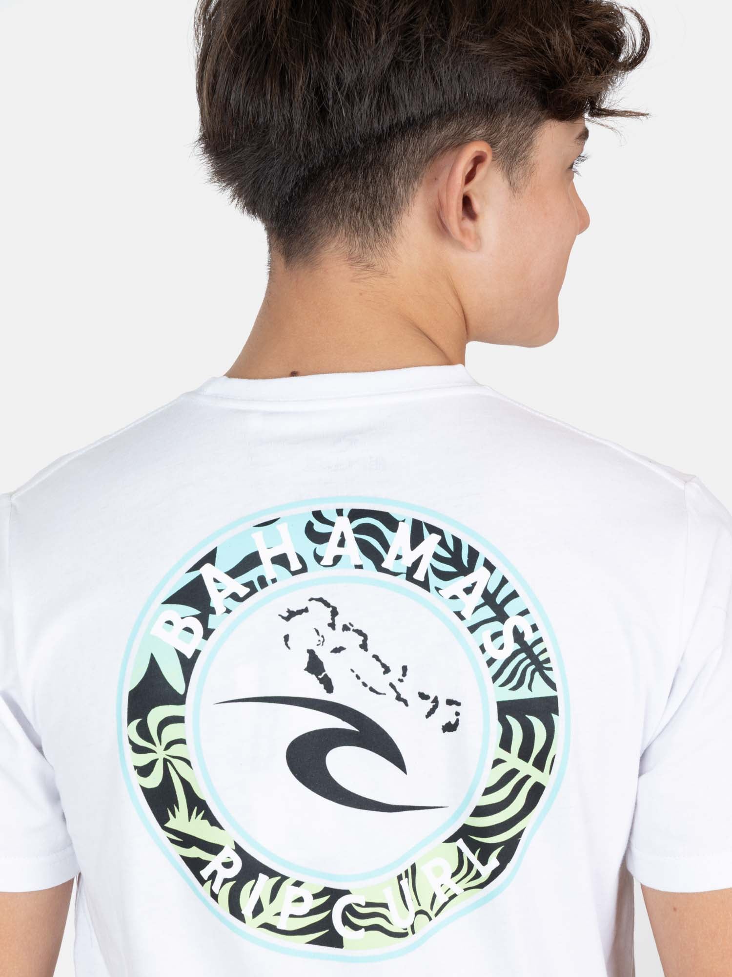 POLERA MC SPLASHOUT EN COLOR BLANCO INFANTIL RIP CURL - 3