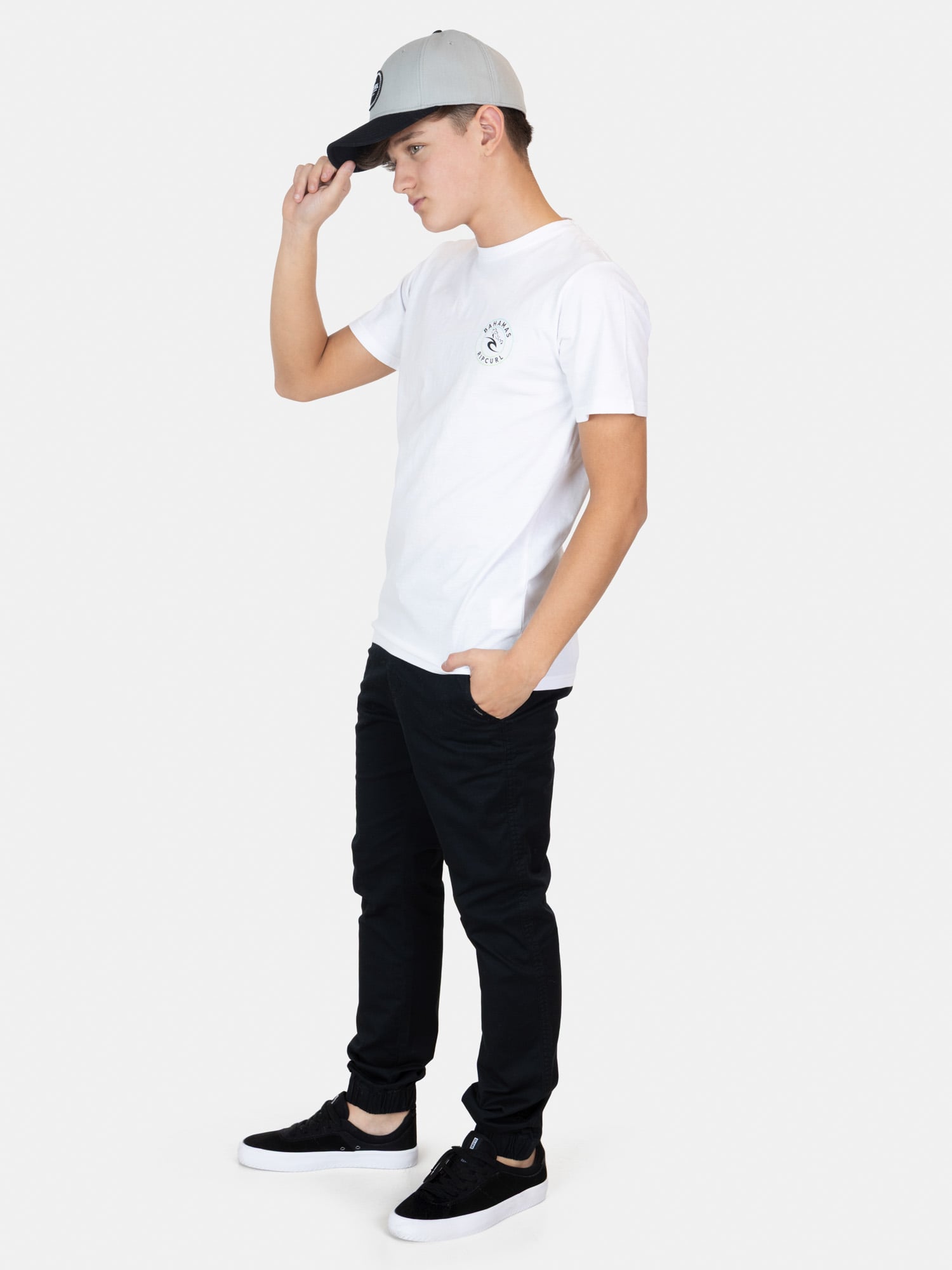 POLERA MC SPLASHOUT EN COLOR BLANCO INFANTIL RIP CURL - 4