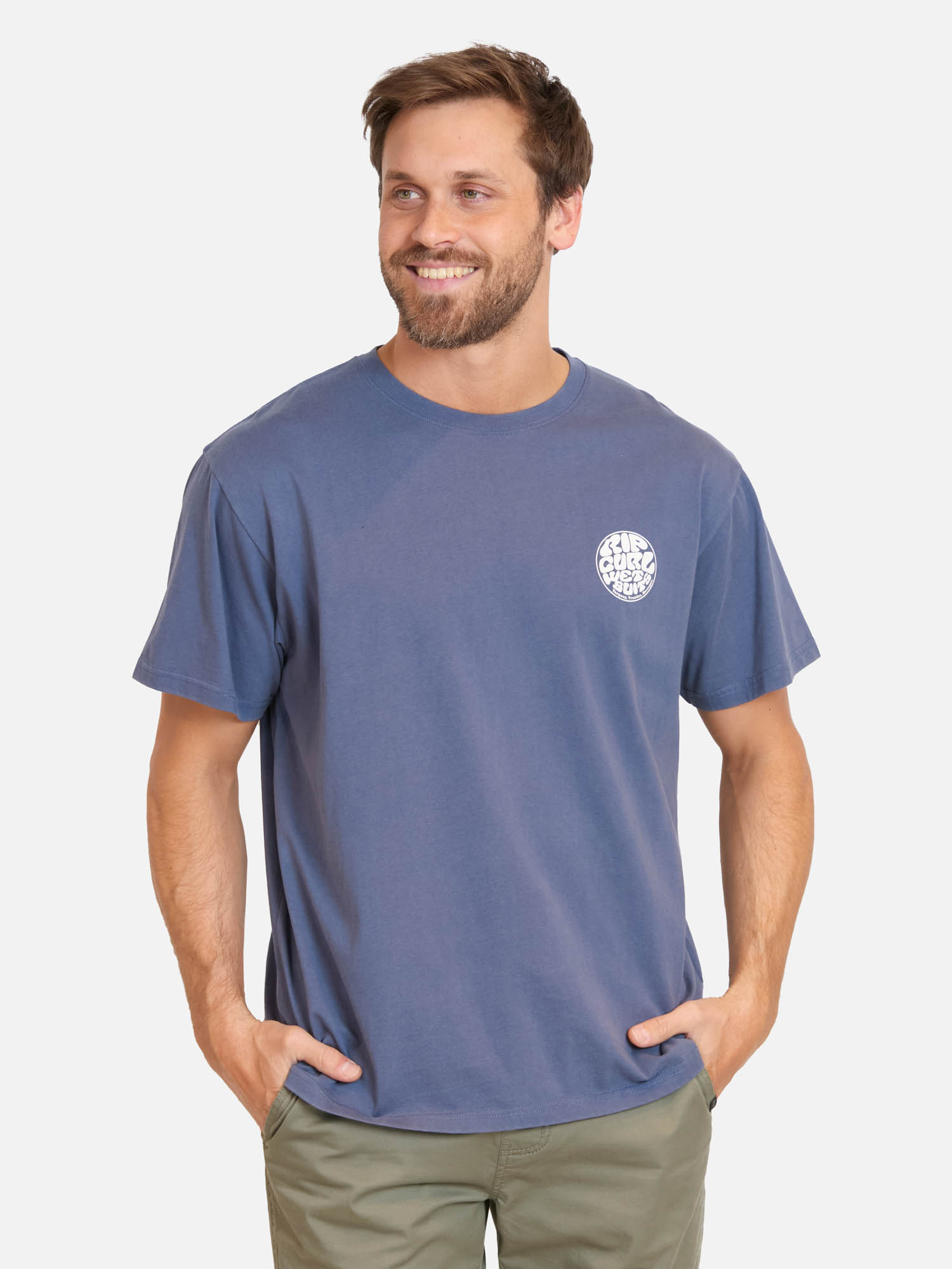 POLERA MC RIPZONE AZUL HOMBRE RIP CURL - 1