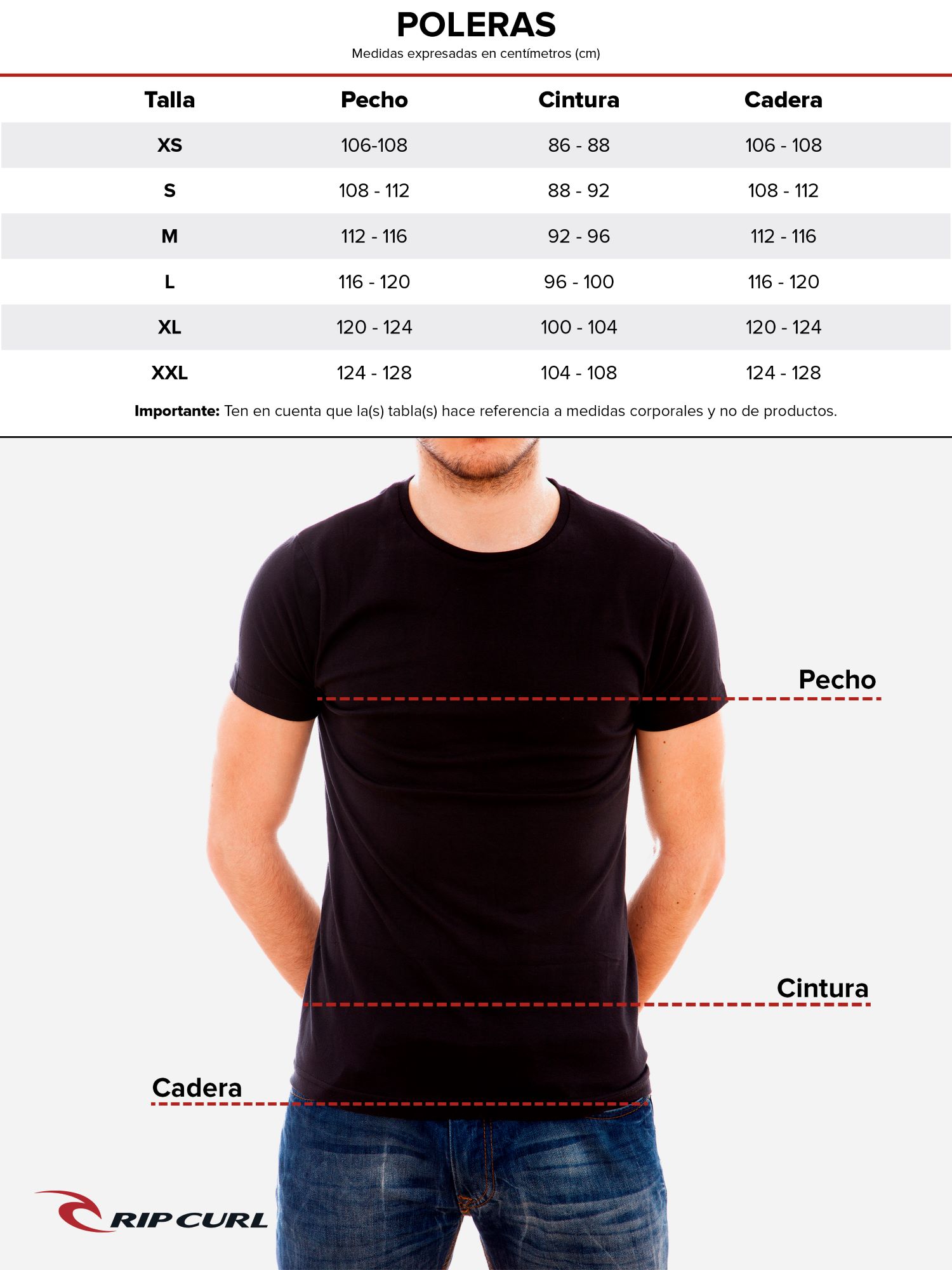 POLERA MC RIPZONE AZUL HOMBRE RIP CURL - 5