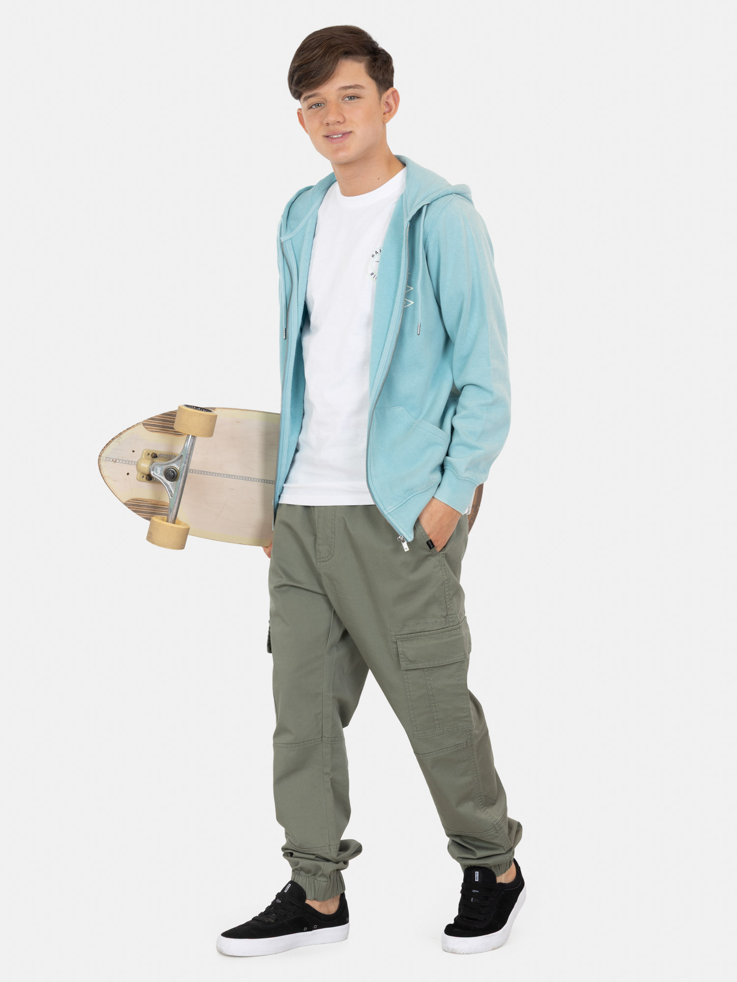 POLERON FZ DEEPSEA CELESTE INFANTIL RIP CURL - 4