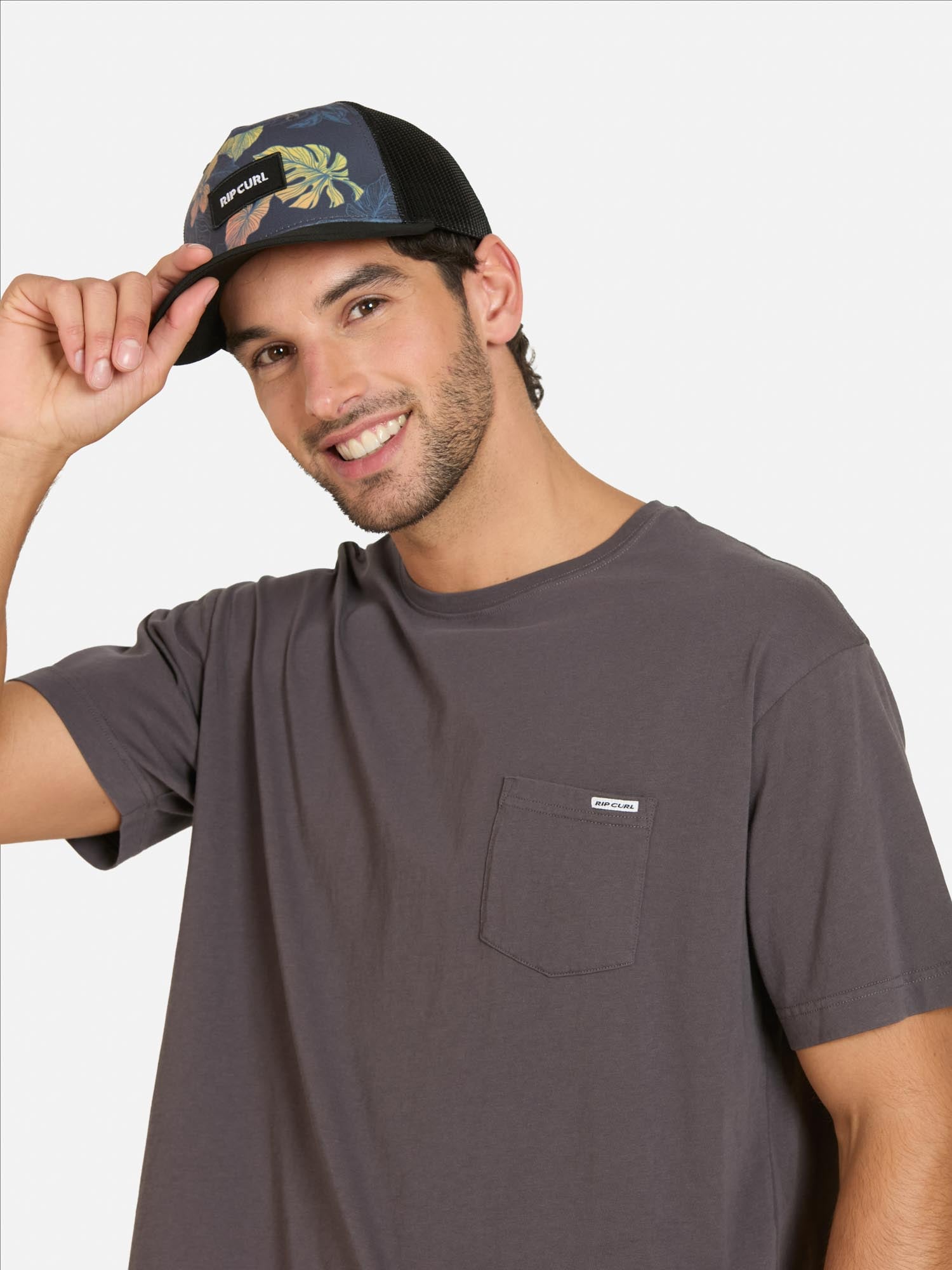 POLERA MC COOLTIDE GRIS HOMBRE RIP CURL - 3
