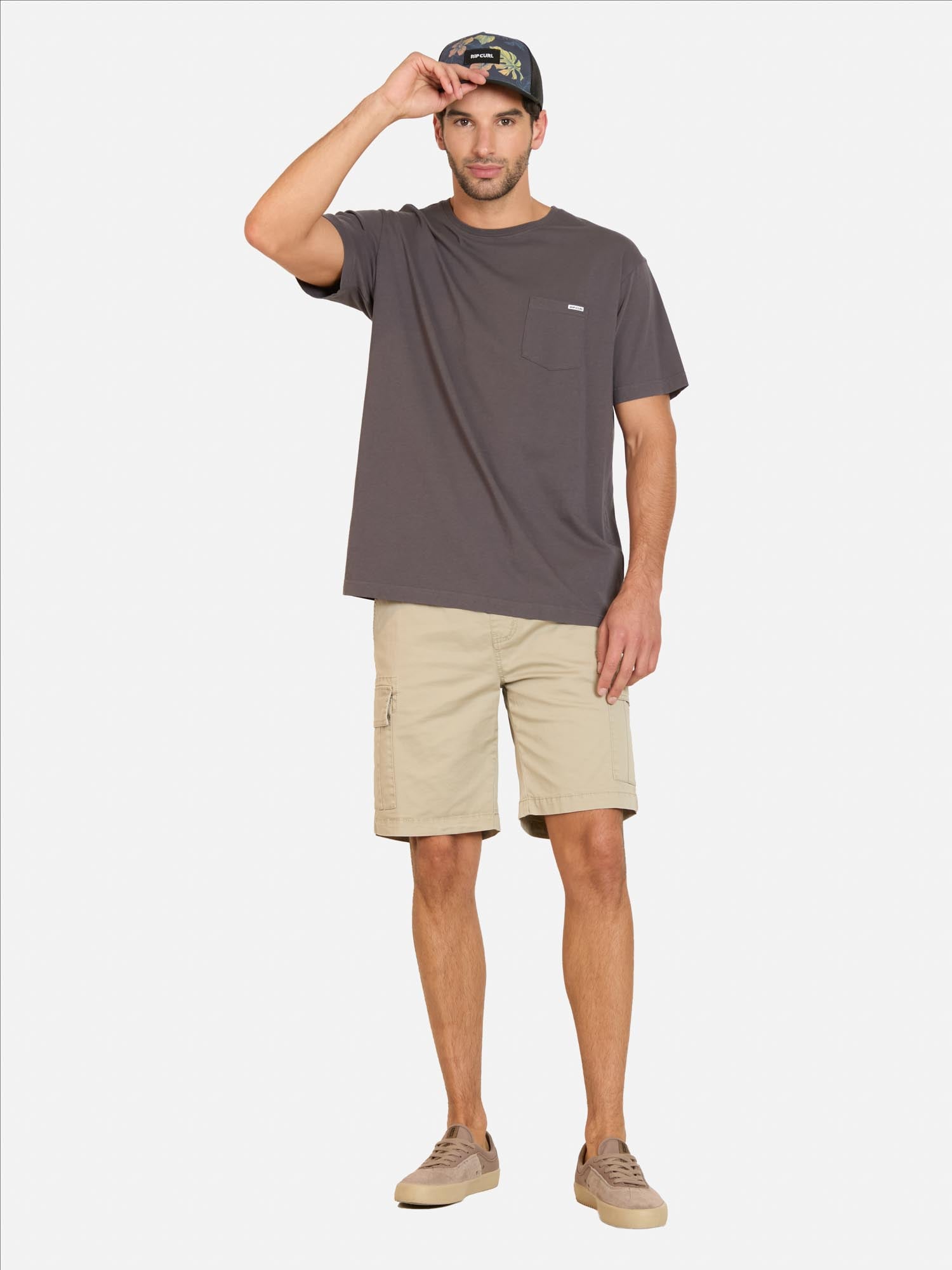 POLERA MC COOLTIDE GRIS HOMBRE RIP CURL - 4