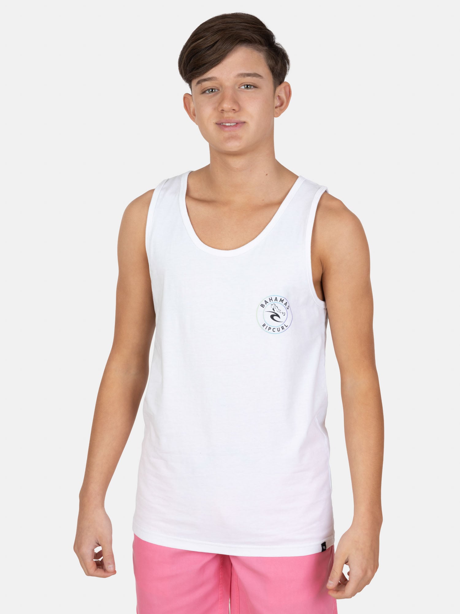 POLERA SM BREEZEPATH EN COLOR BLANCO INFANTIL RIP CURL - 1