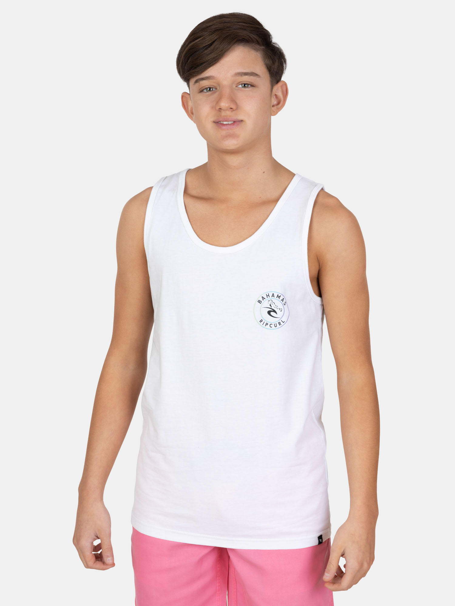 POLERA SM BREEZEPATH EN COLOR BLANCO INFANTIL RIP CURL - 1
