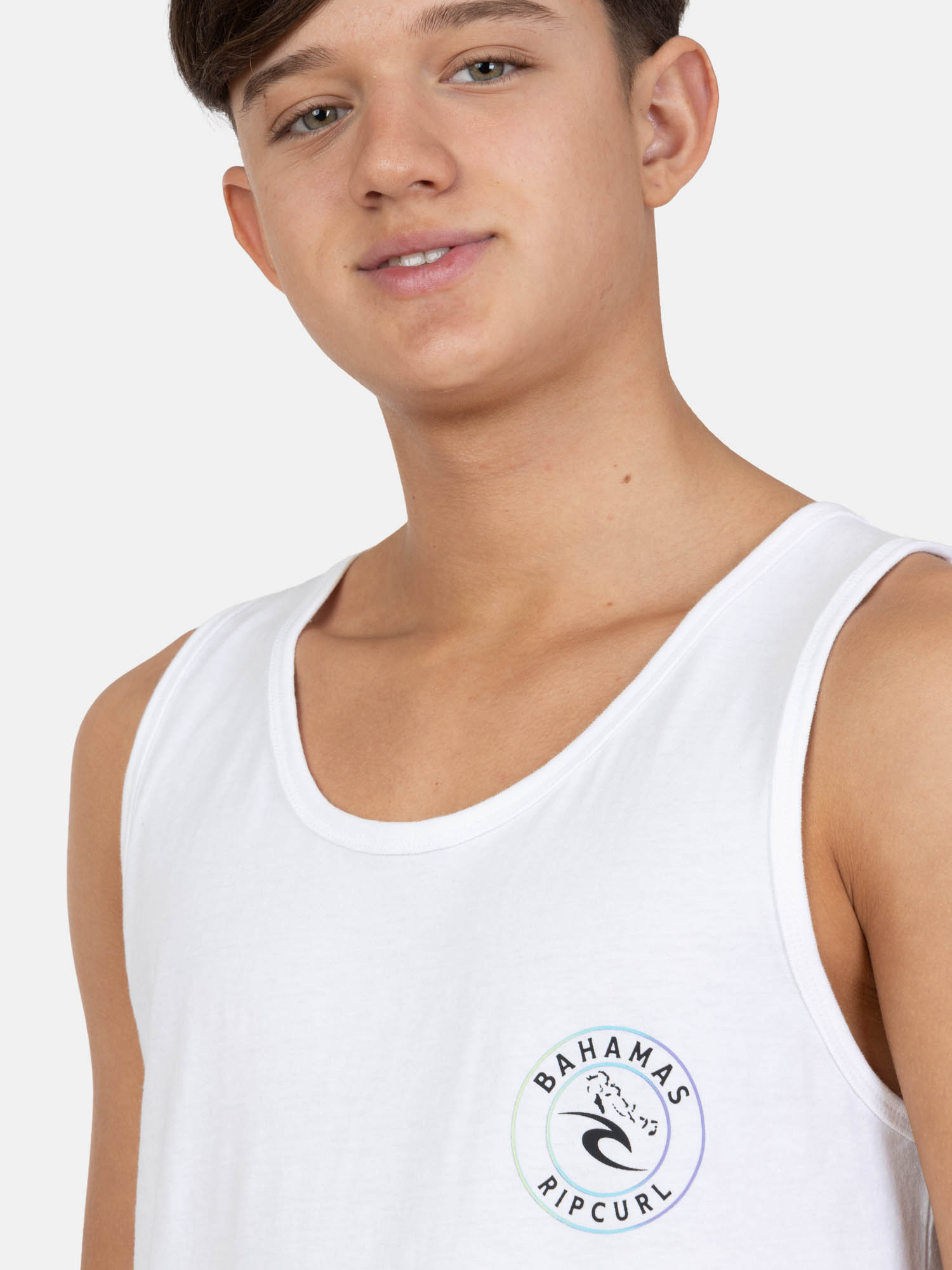 POLERA SM BREEZEPATH EN COLOR BLANCO INFANTIL RIP CURL - 3