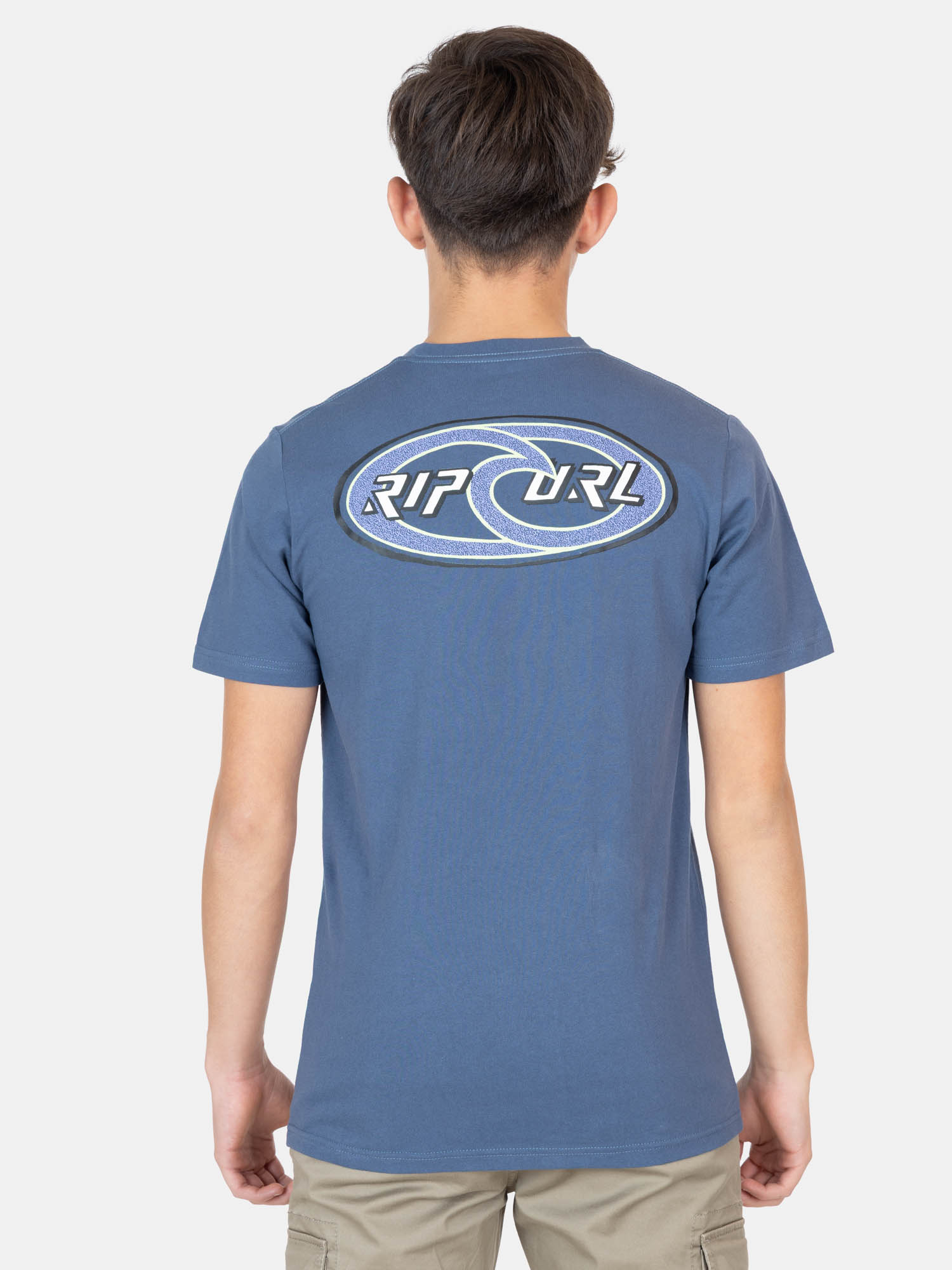 POLERA MC SEASHIFT AZUL INFANTIL RIP CURL - 2