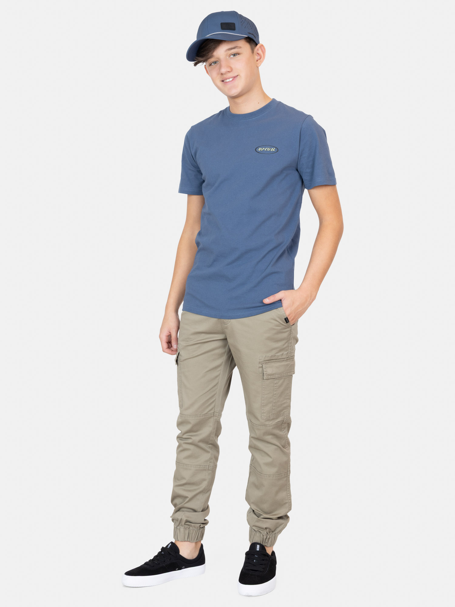 POLERA MC SEASHIFT AZUL INFANTIL RIP CURL - 4