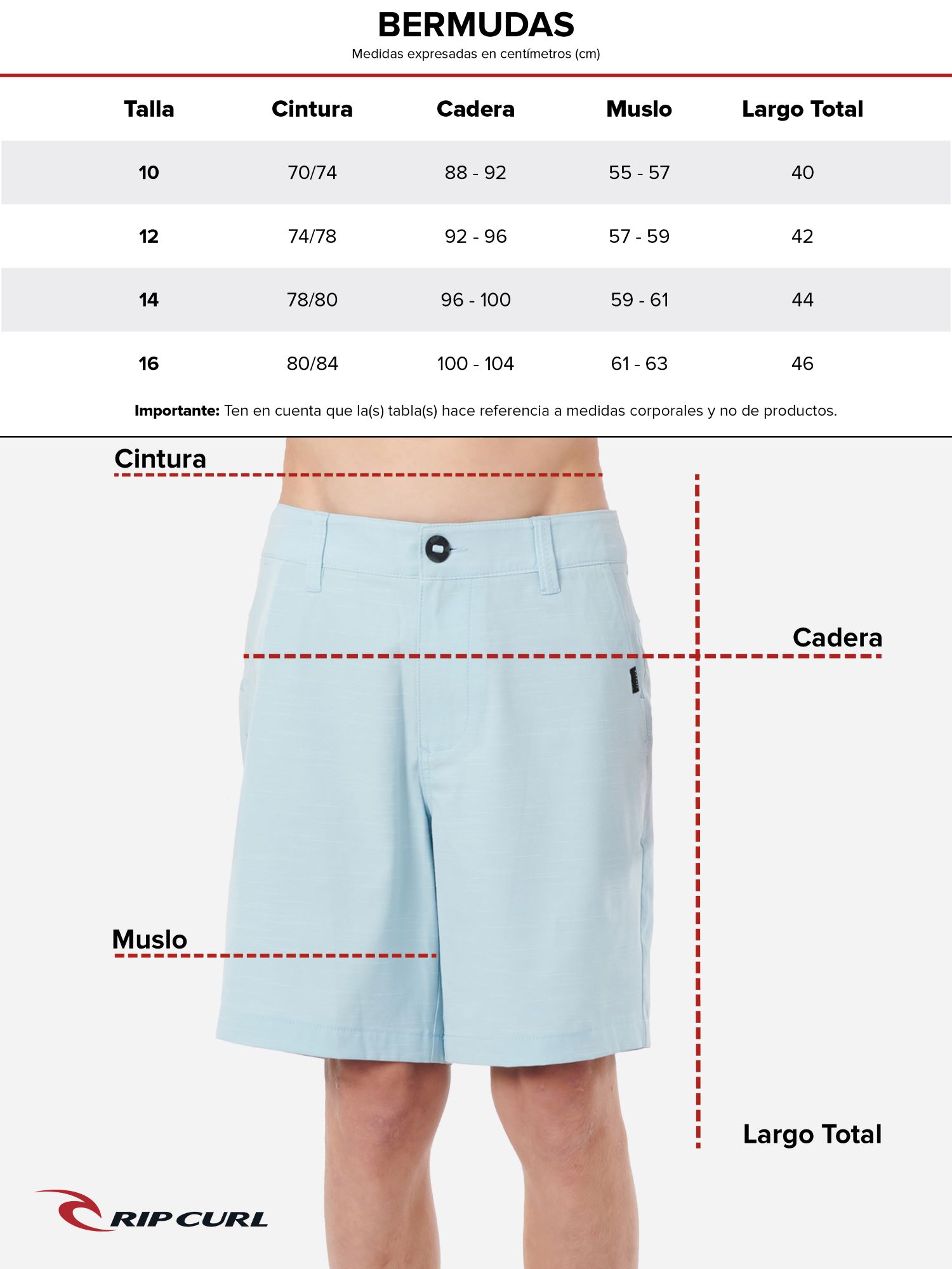BERMUDA SEACLIFF BEIGE INFANTIL RIP CURL - 5