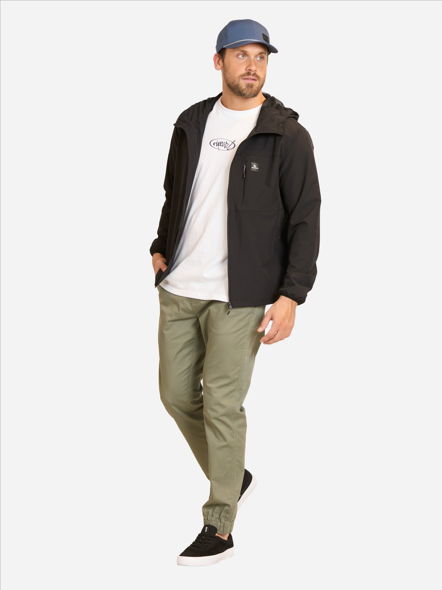 CORTAVIENTO DRIFT EN COLOR NEGRO HOMBRE RIP CURL - 5