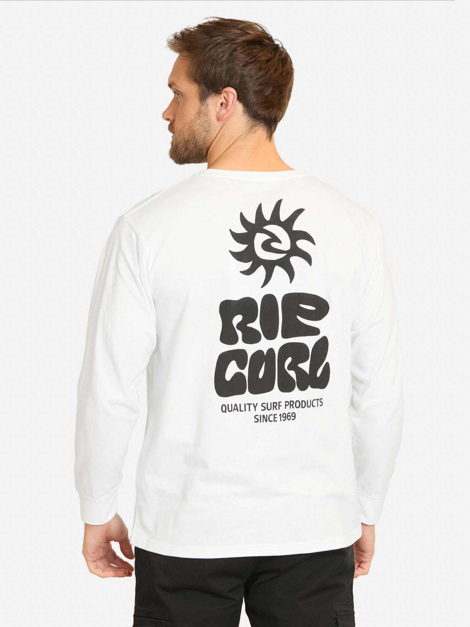 POLERA ML MIST EN COLOR BLANCO HOMBRE RIP CURL - 2