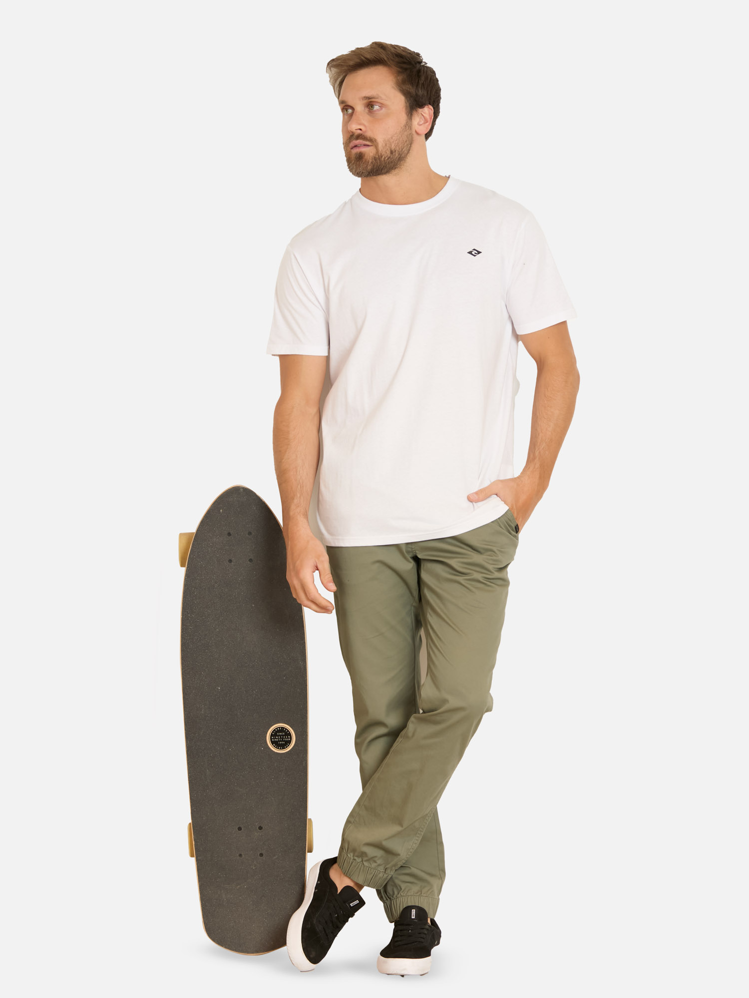 POLERA MC RC LILLOGO EN COLOR BLANCO HOMBRE RIP CURL - 4